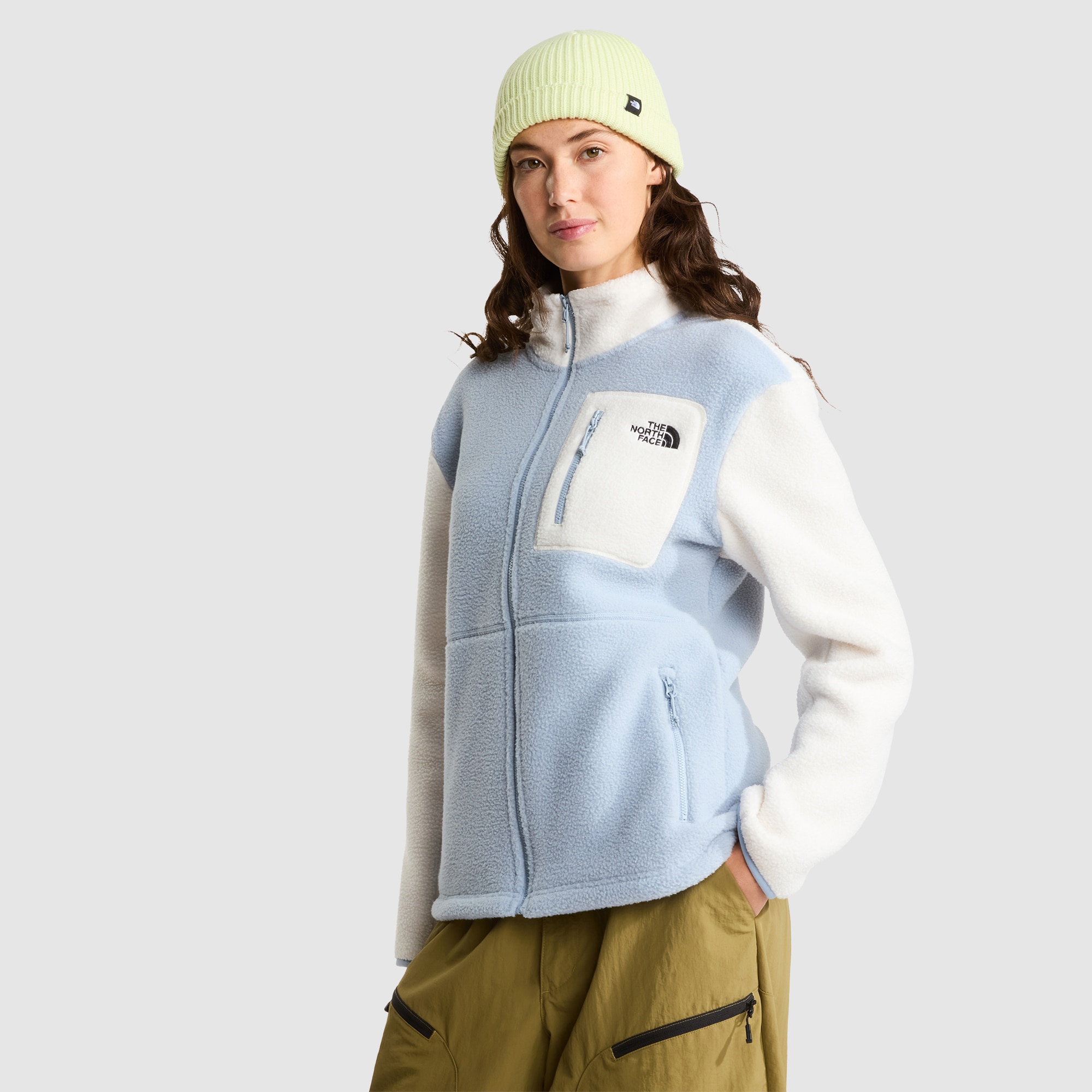 Chaqueta polar con cremallera integral de mujer Yumiori The North Face - Azul claro / Azul marino Azul claro / Azul marino-1