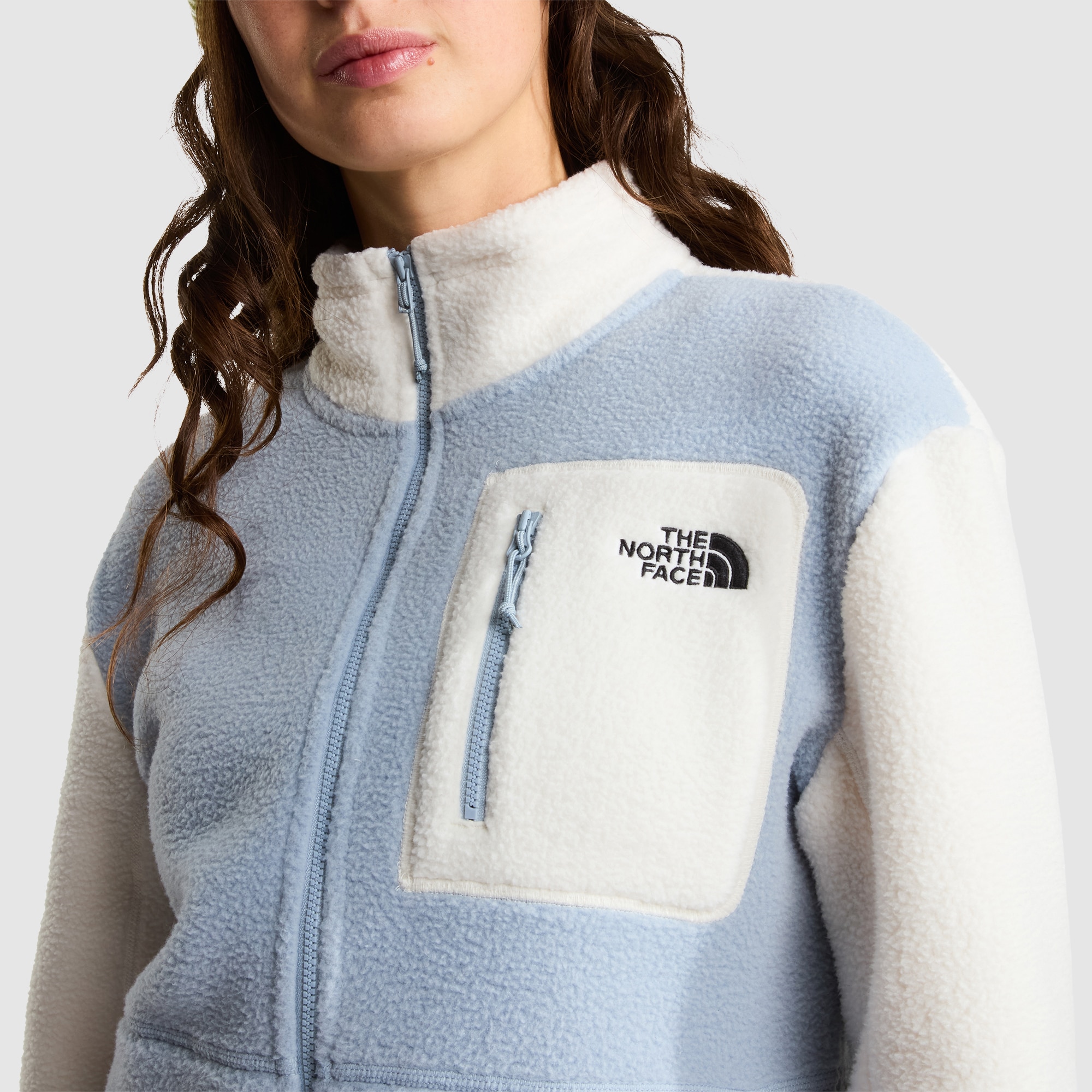 Chaqueta polar con cremallera integral de mujer Yumiori The North Face - Azul claro / Azul marino Azul claro / Azul marino-6