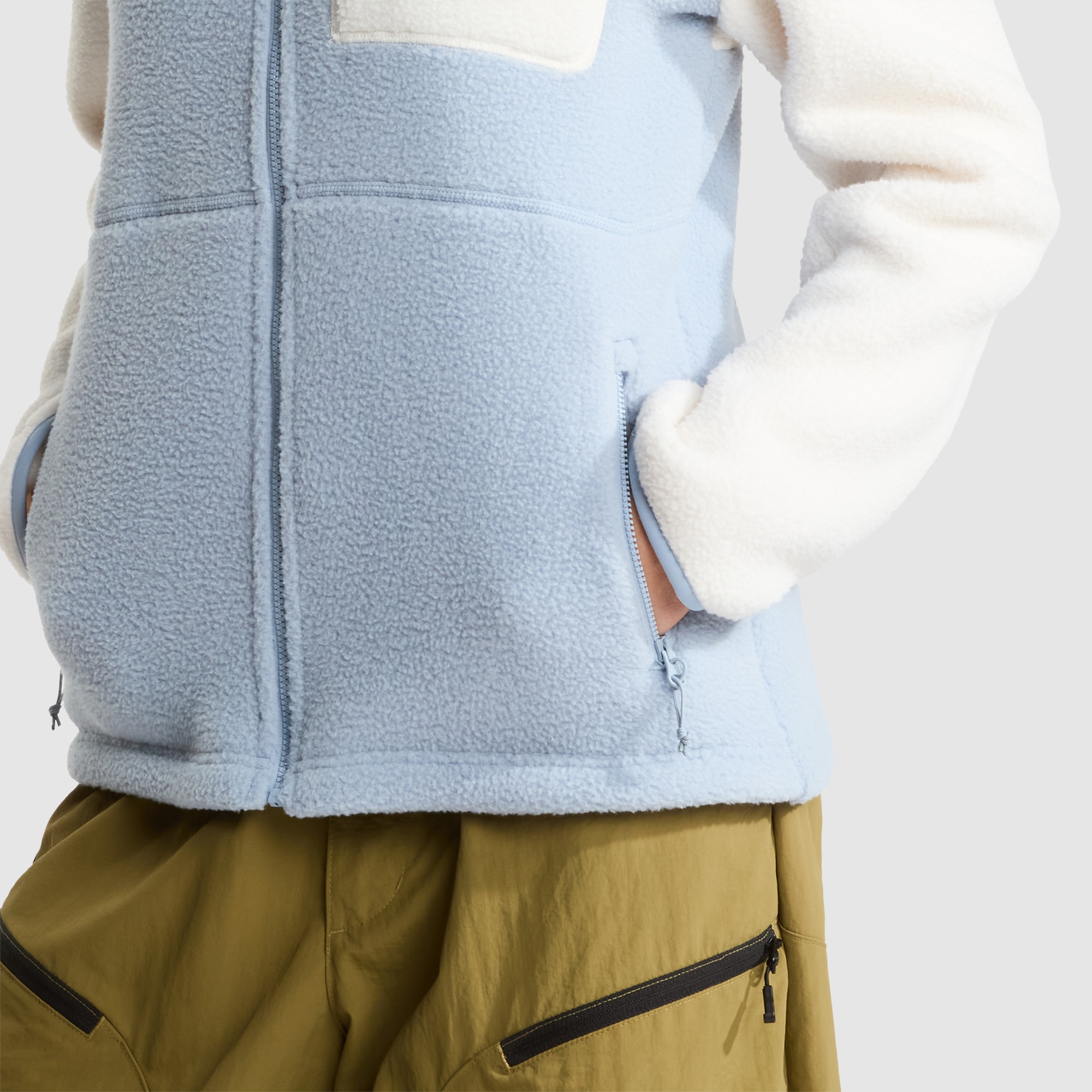 Chaqueta polar con cremallera integral de mujer Yumiori The North Face - Azul claro / Azul marino Azul claro / Azul marino-7