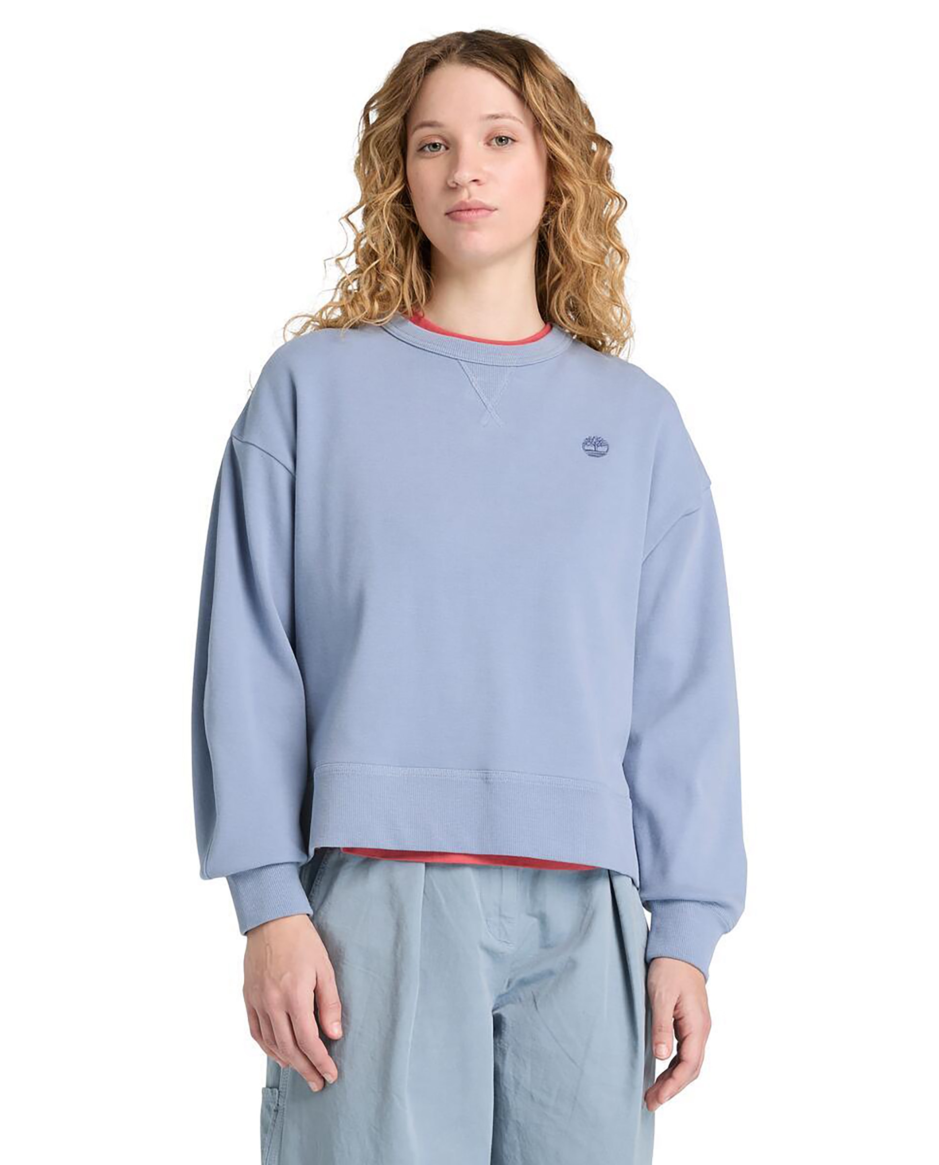 Sudadera de mujer de cuello redondo lush - Timberland - Azul claro Azul claro-1