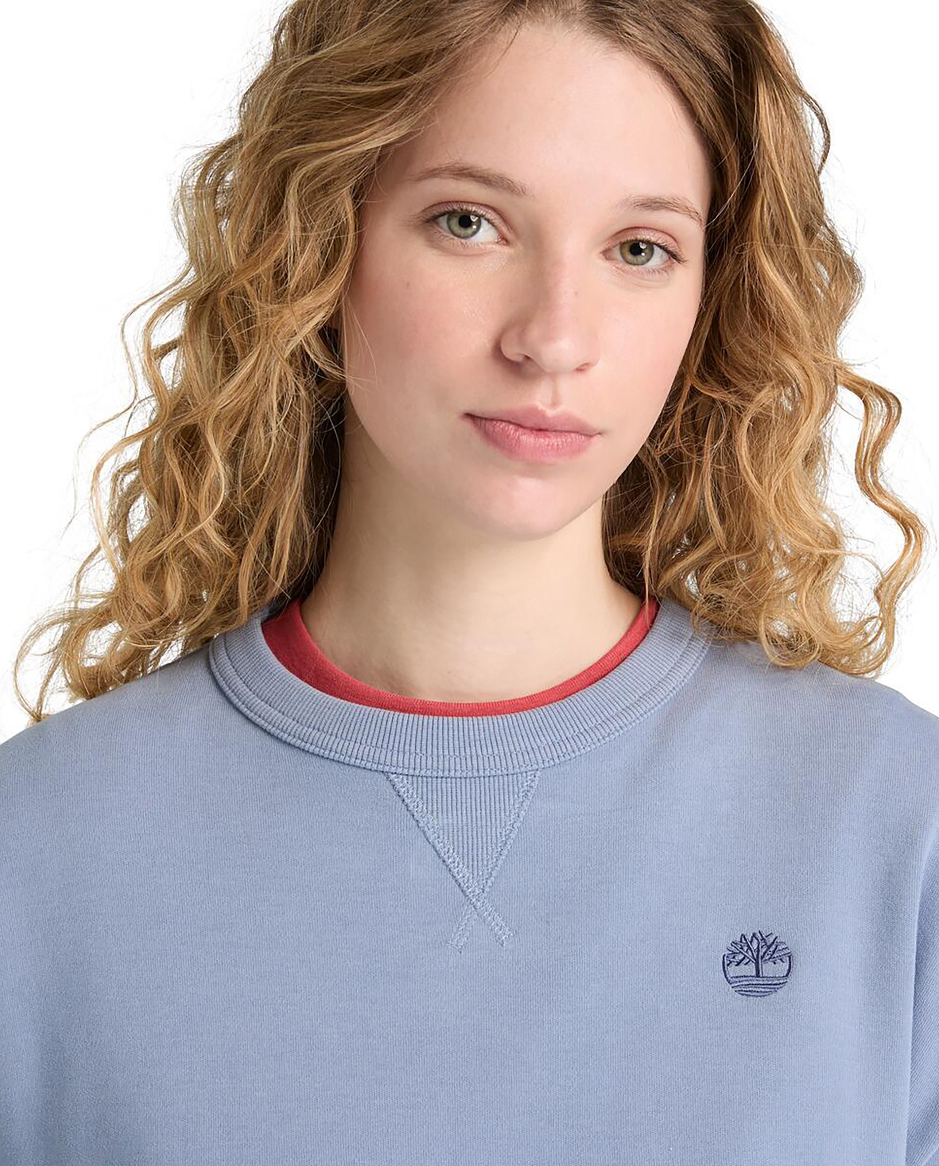 Sudadera de mujer de cuello redondo lush - Timberland - Azul claro Azul claro-3