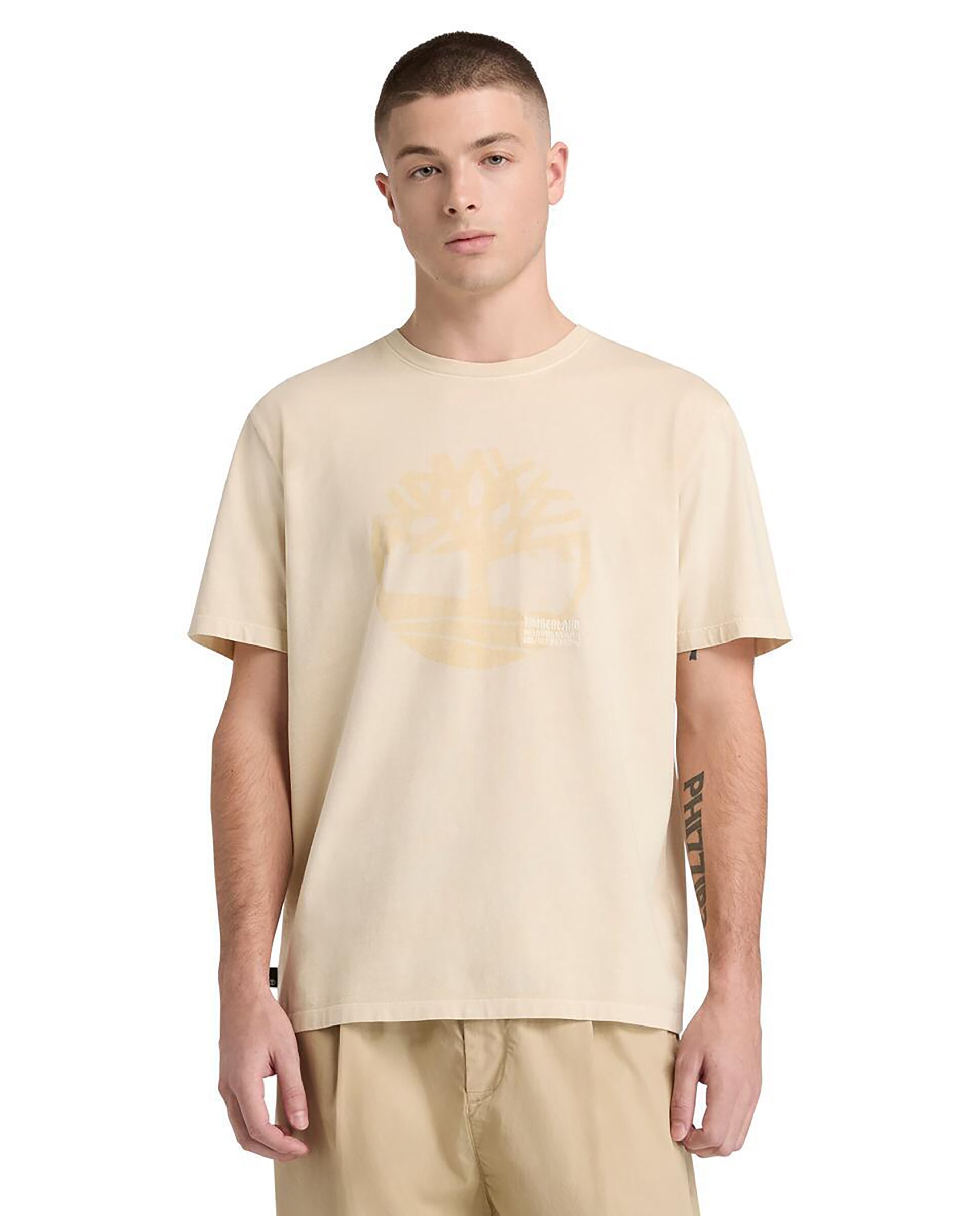 Imagen 0 de Camiseta de manga corta de hombre con logo y bordado frontal Arena