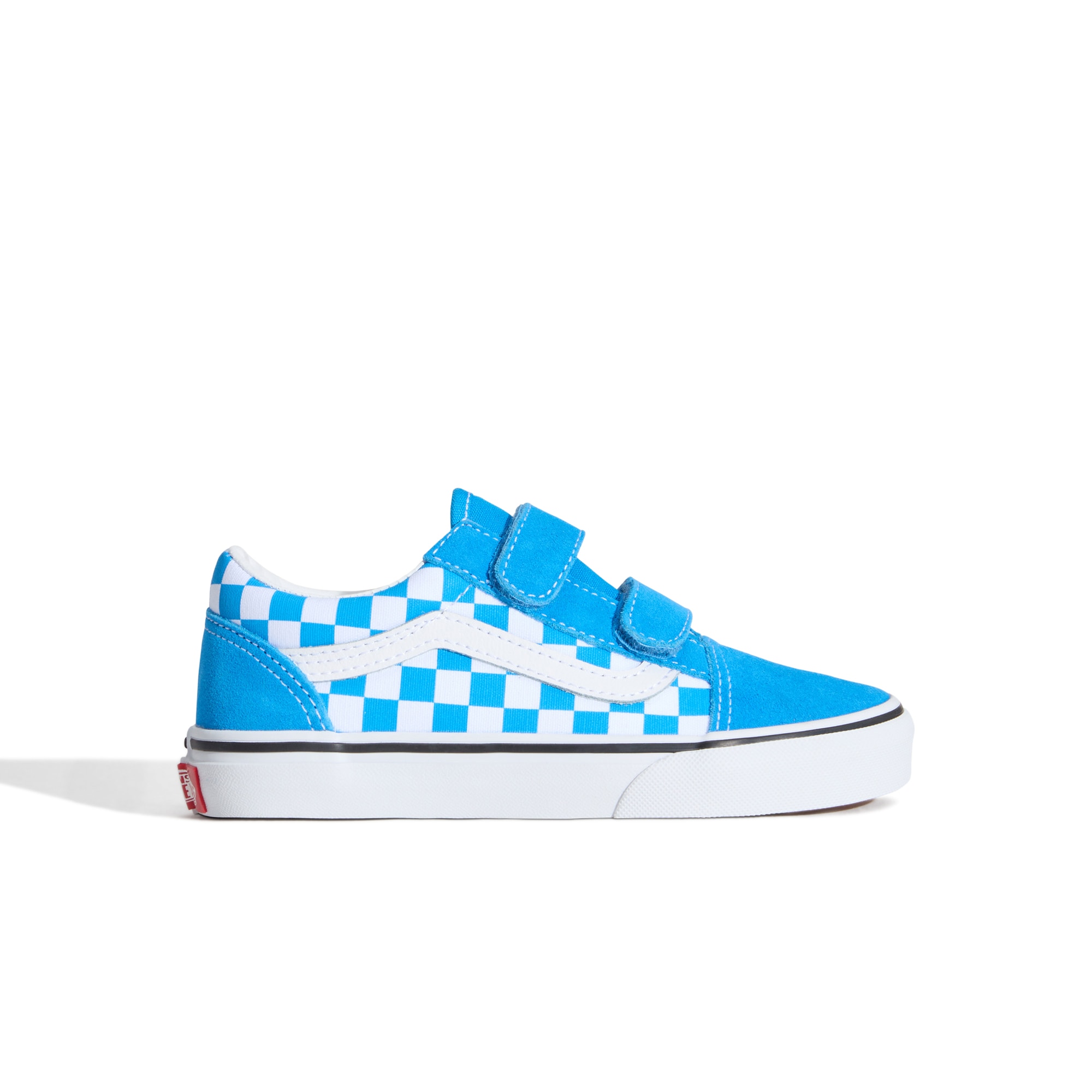 Zapatilla casual para niños Old Skool Vans con Velcro. - Azul Azul-1