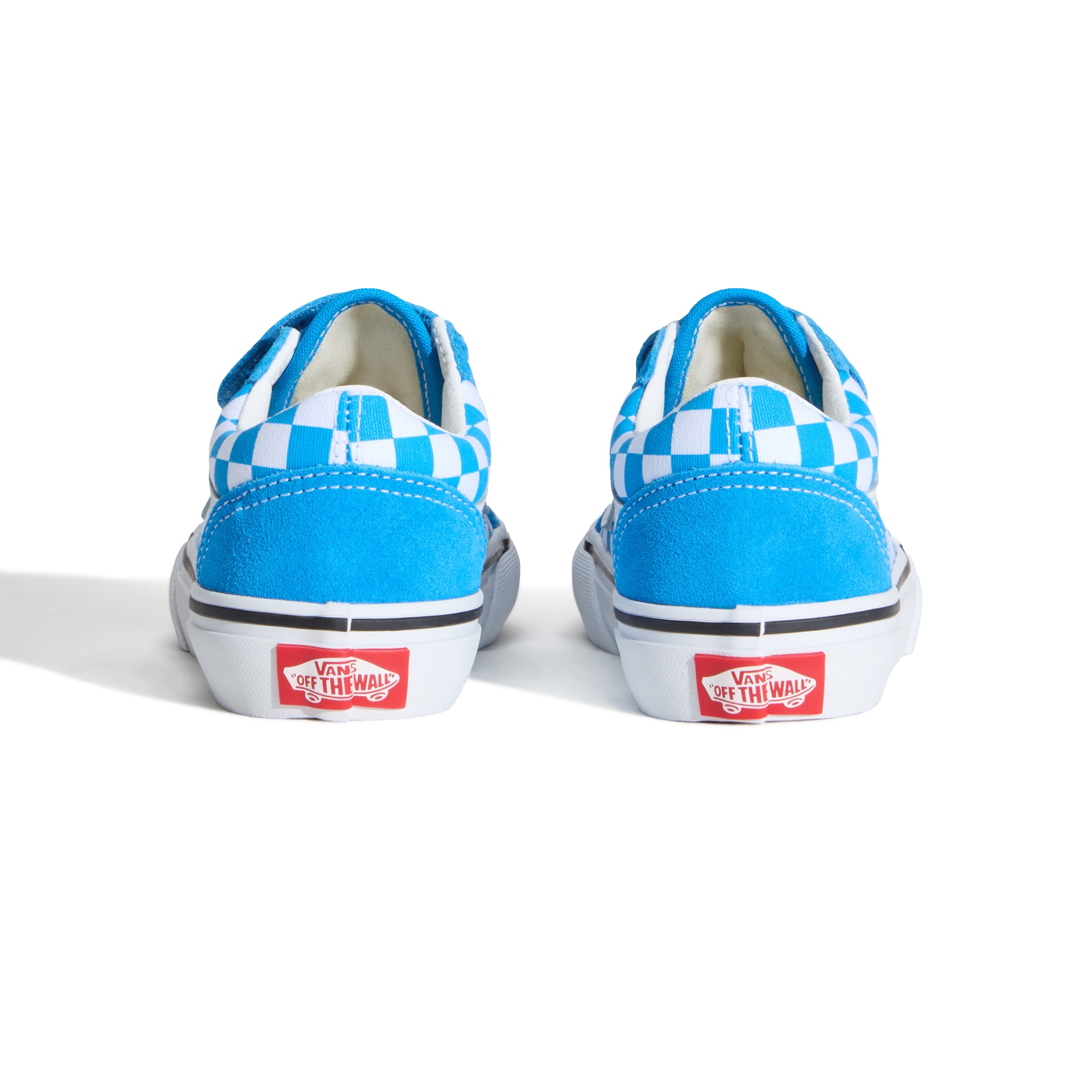 Zapatilla casual para niños Old Skool Vans con Velcro. - Azul Azul-4