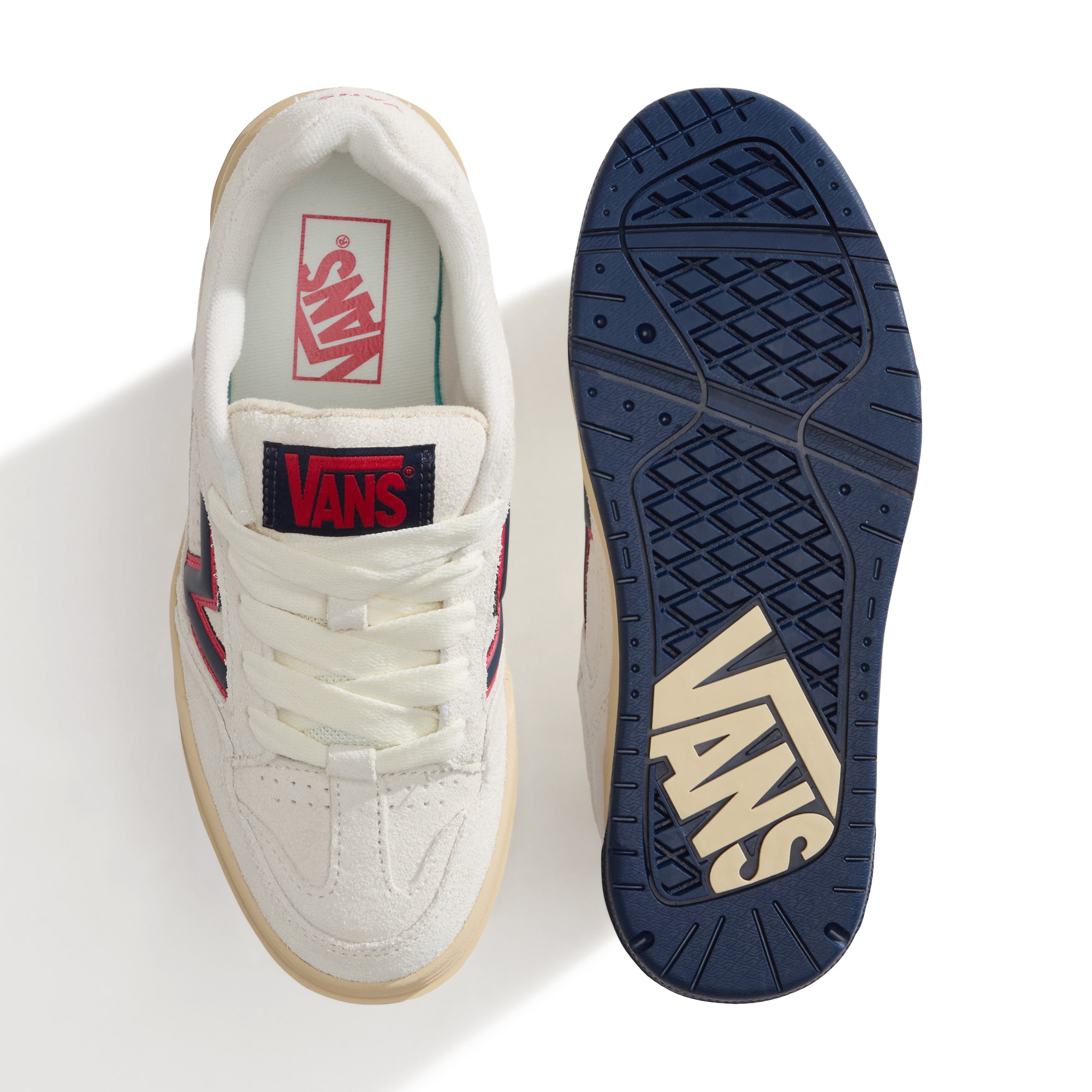 Zapatillas casual unisex Upland Vans - Blanco / Rojo Blanco / Rojo-3
