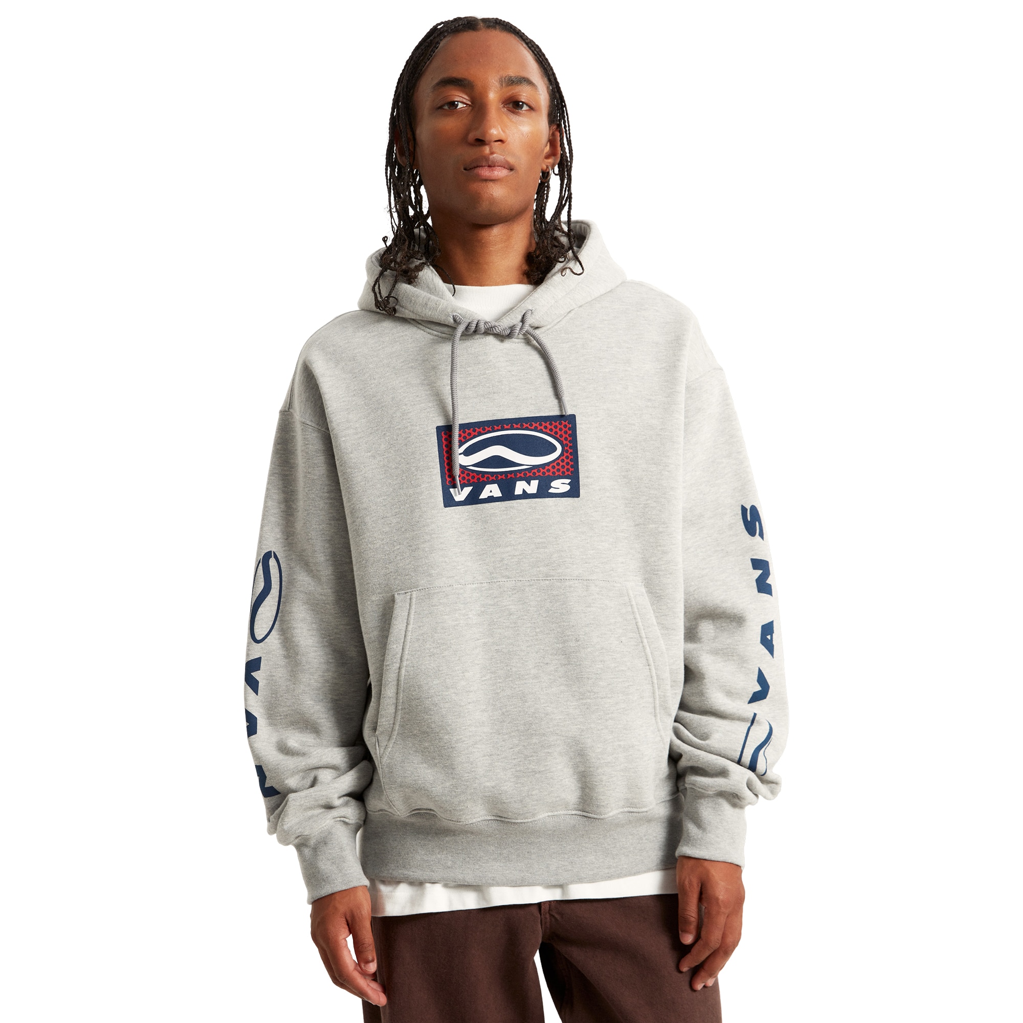 Sudadera de hombre SideStripe Vans - Gris claro Gris claro-3