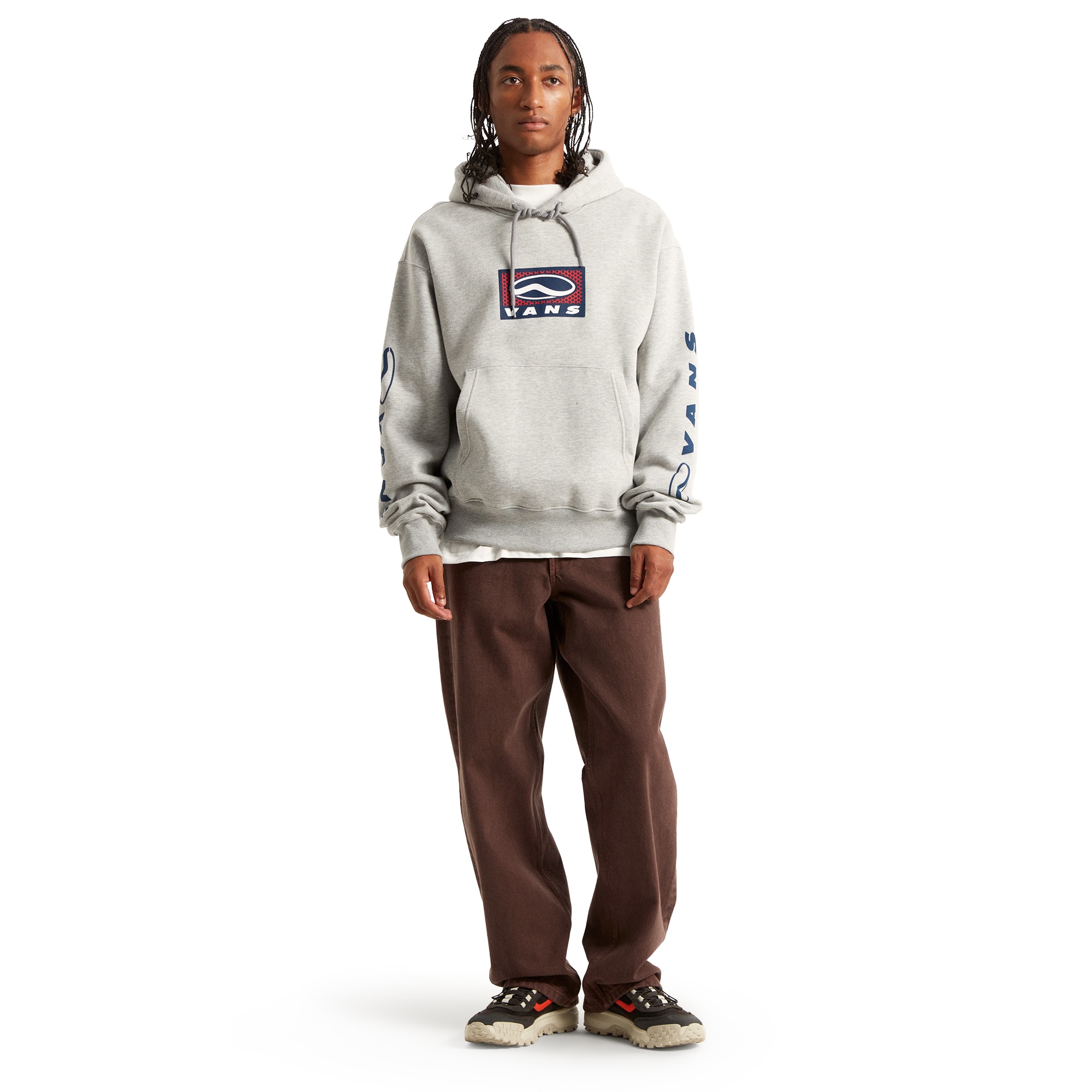 Sudadera de hombre SideStripe Vans - Gris claro Gris claro-4