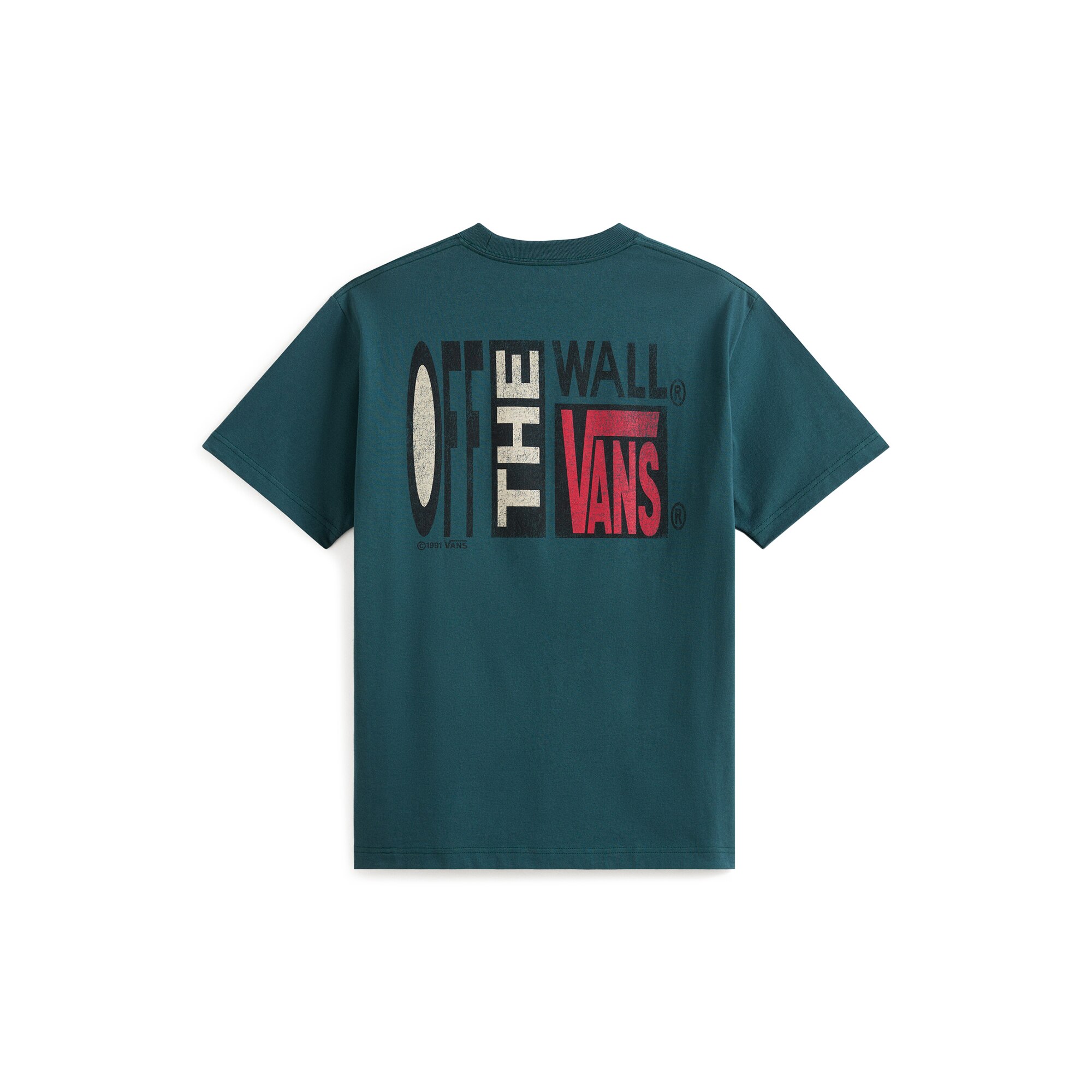 Camiseta de hombre Stretch Stack Crackle Vans - Verde oscuro Verde oscuro-2