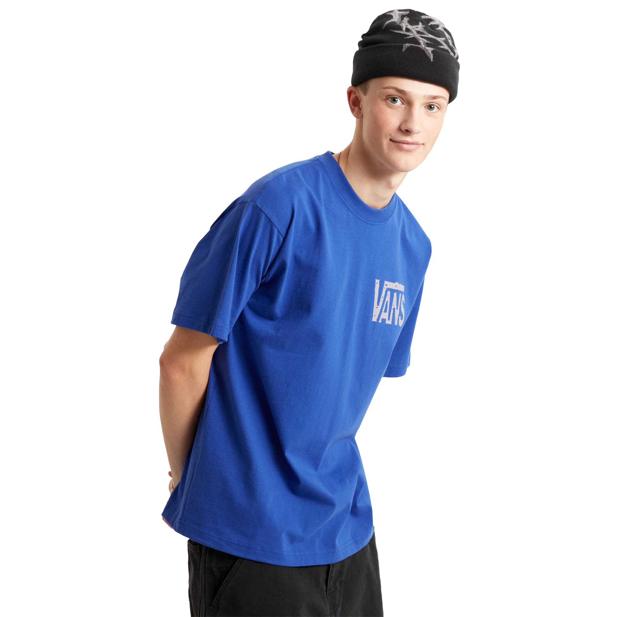 Camiseta de hombre Side Talk Vans - Azul Azul-3