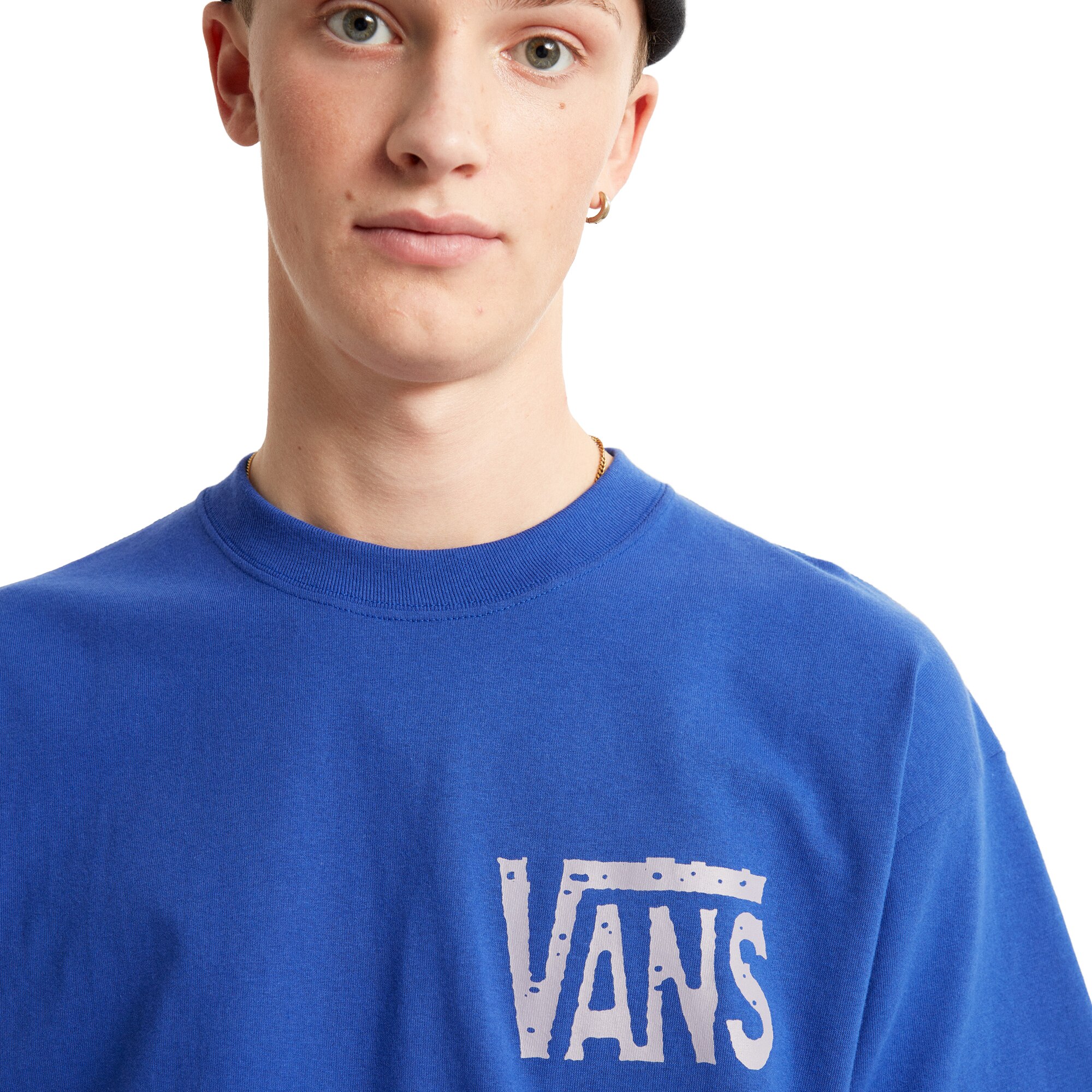Camiseta de hombre Side Talk Vans - Azul Azul-5