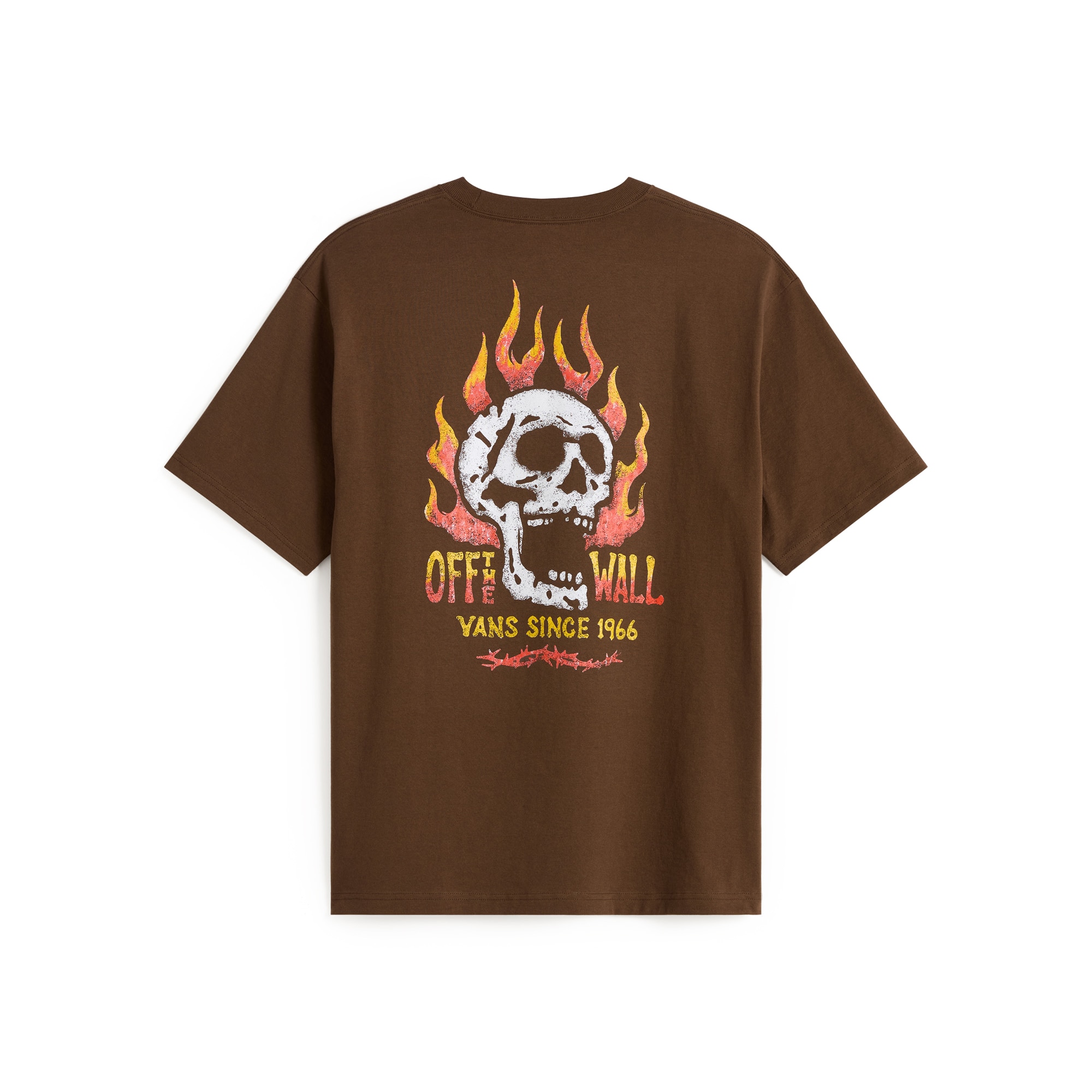 Camiseta de hombre Off The Wall Fever Vans - Marrón Marrón-2