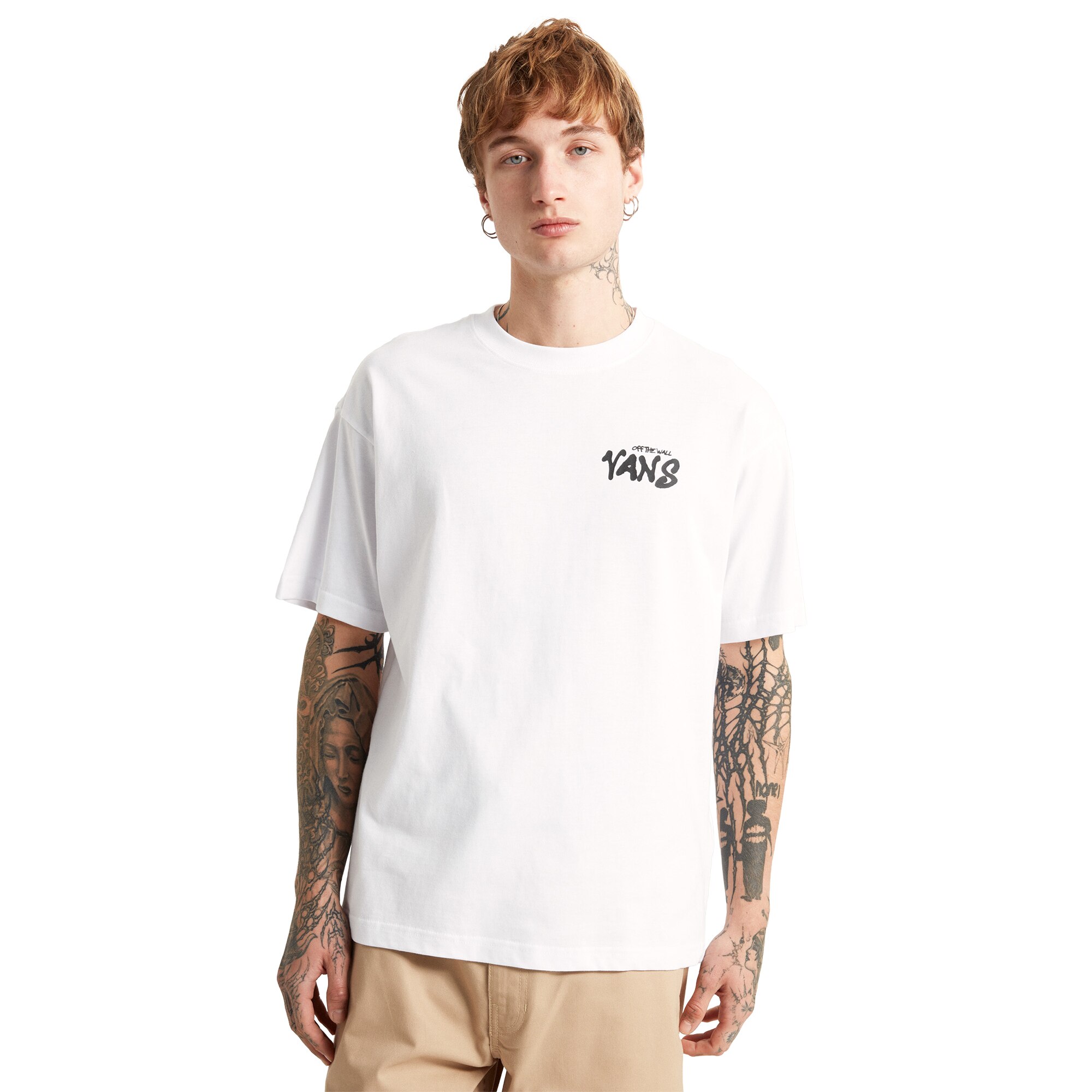 Camiseta de hombre Repear Sam Vans - Blanco Blanco-3