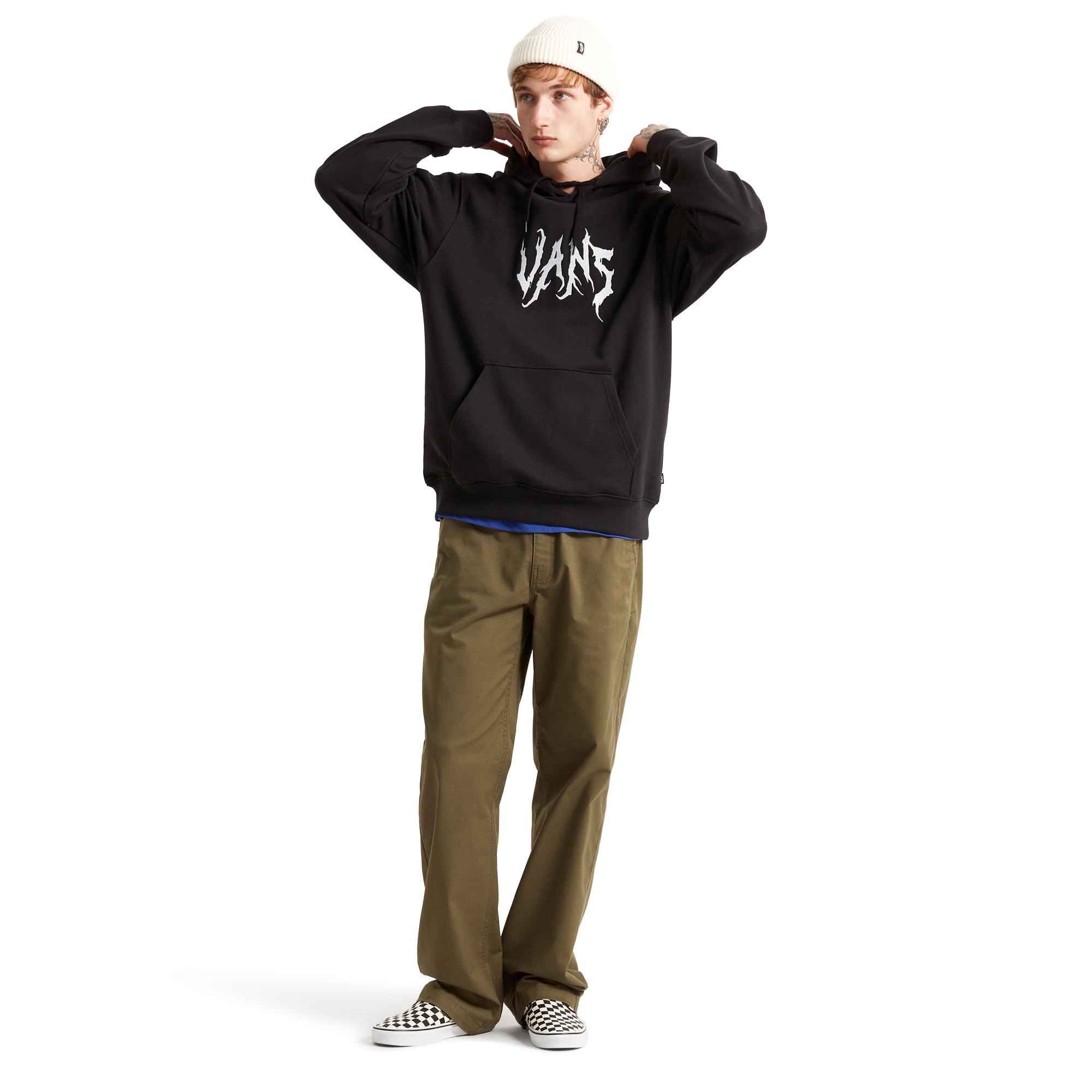 Sudadera de hombre They Are Just Shoes Vans - Negro Negro-4