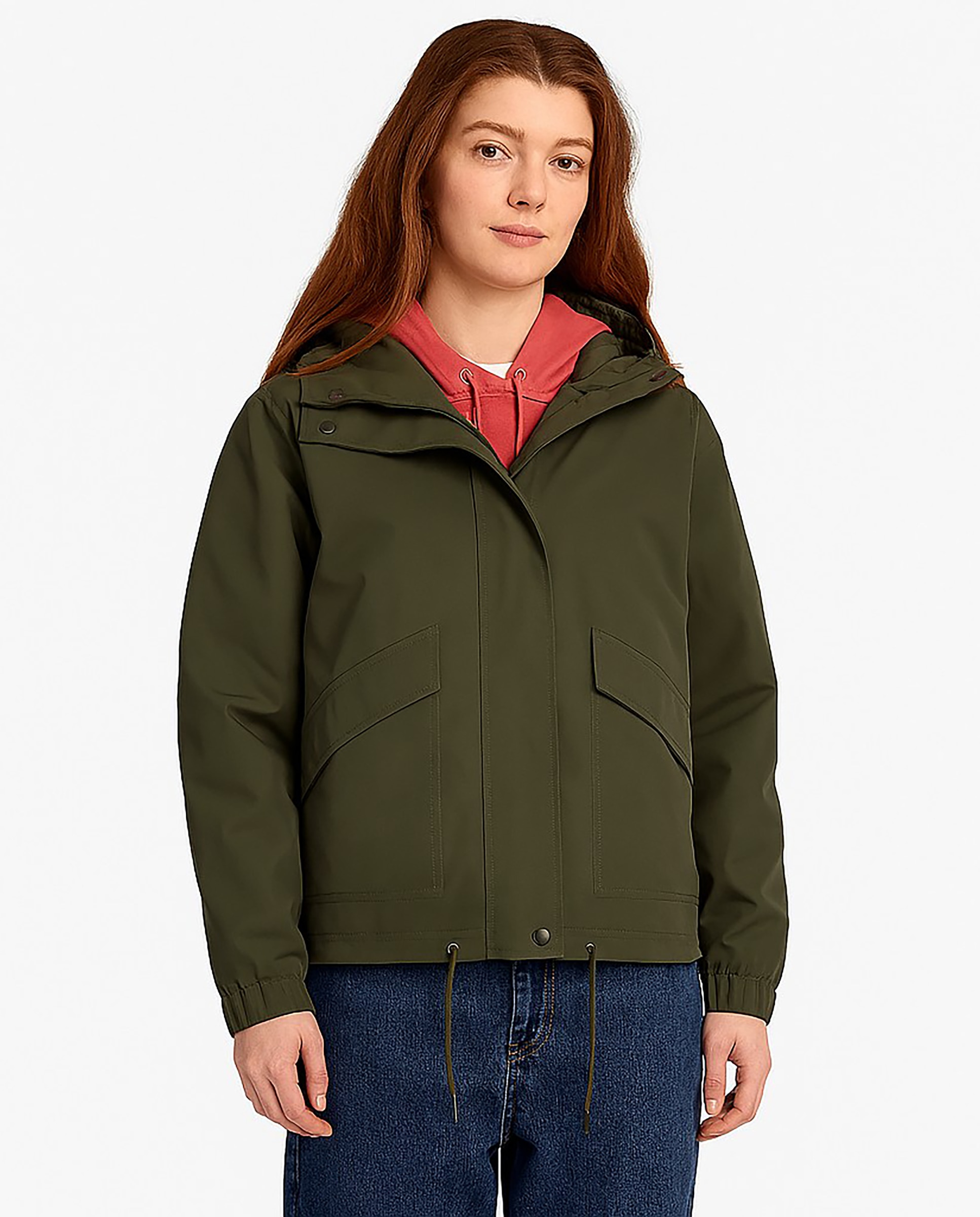 Chaqueta de mujer con revestimiento hidrófugo duradero en - Timberland - Verde Verde-1
