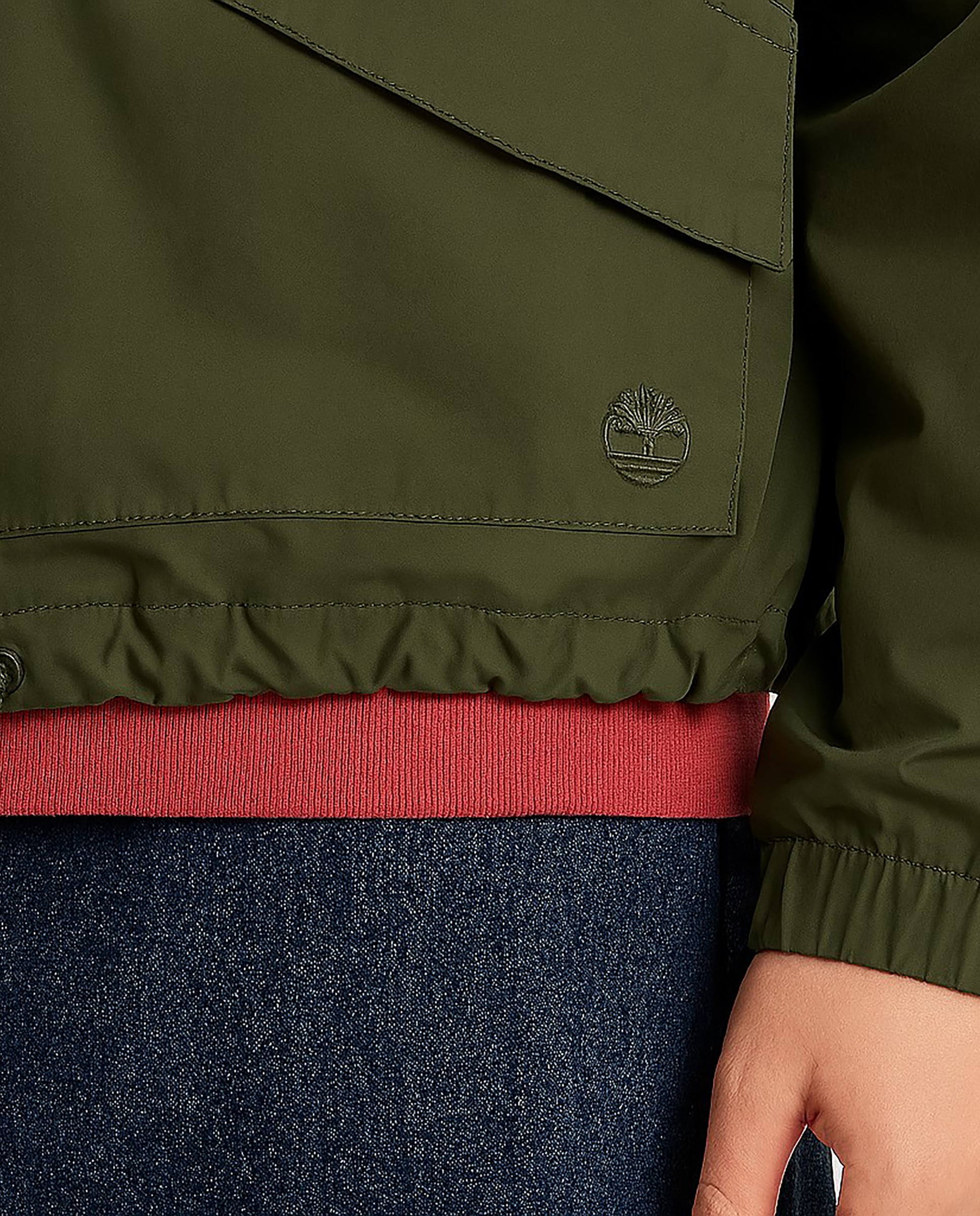 Chaqueta de mujer con revestimiento hidrófugo duradero en - Timberland - Verde Verde-3