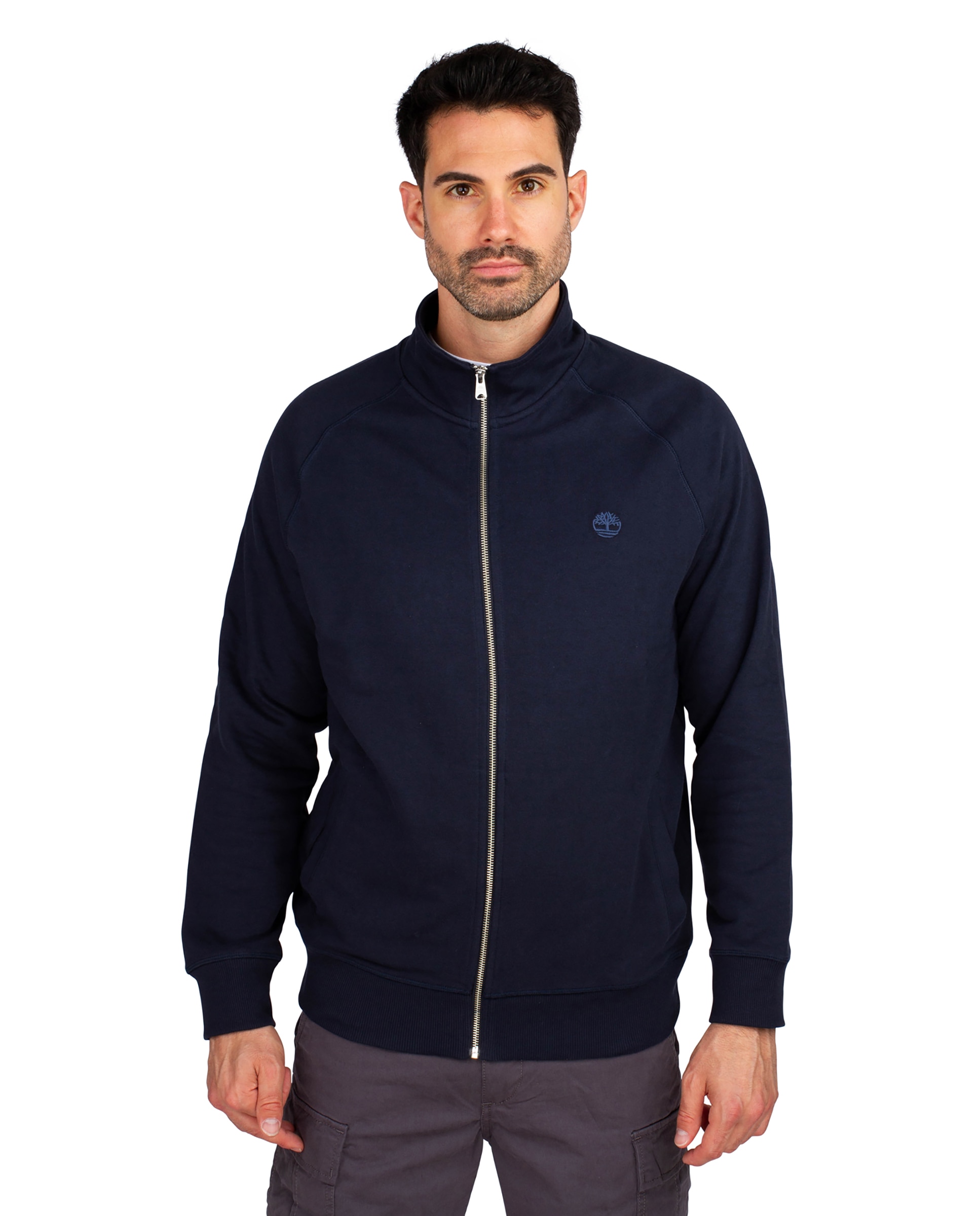 Timberland - Sudadera de hombre con cremallera y algodón premium.