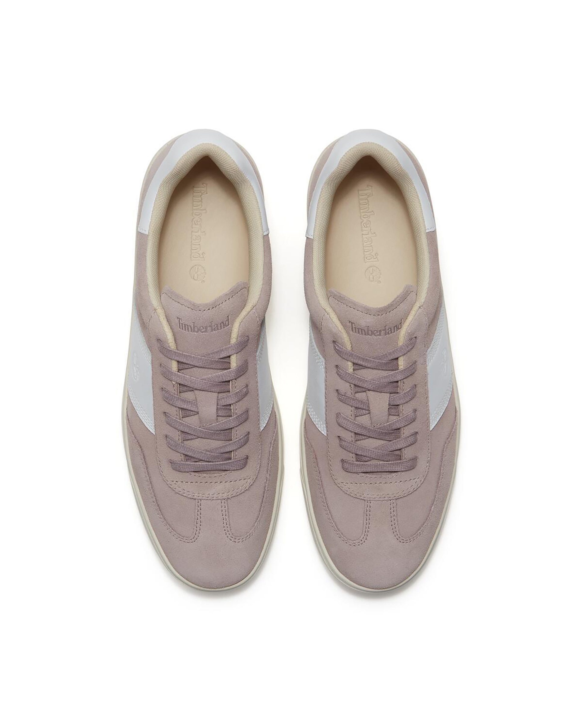 Zapatillas de piel de hombre casual de vestir con cierre de cordones - Timberland - Morado pastel Morado pastel-3