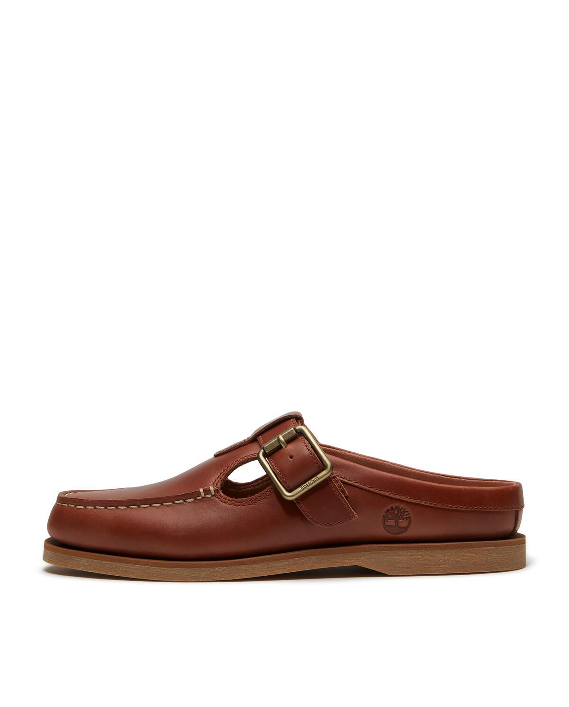 Zueco náutico de mujer con piel premium y cierre ajustable - Timberland - Marrón Marrón-10