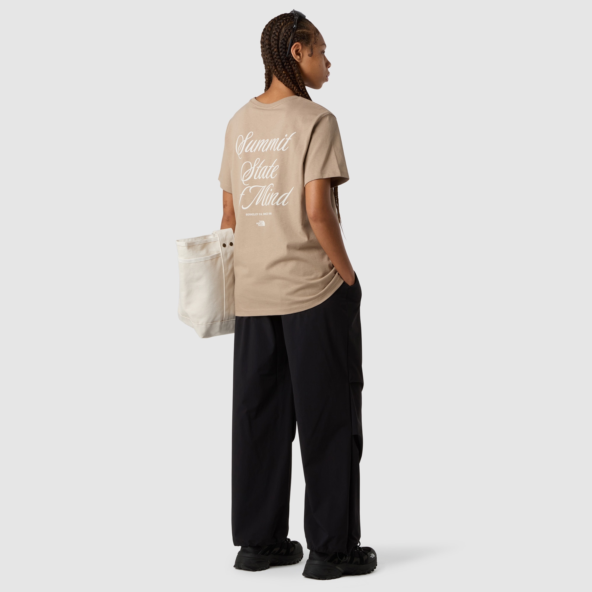 Camiseta de mujer Inspire Exploration The North Face - Beige Beige-2