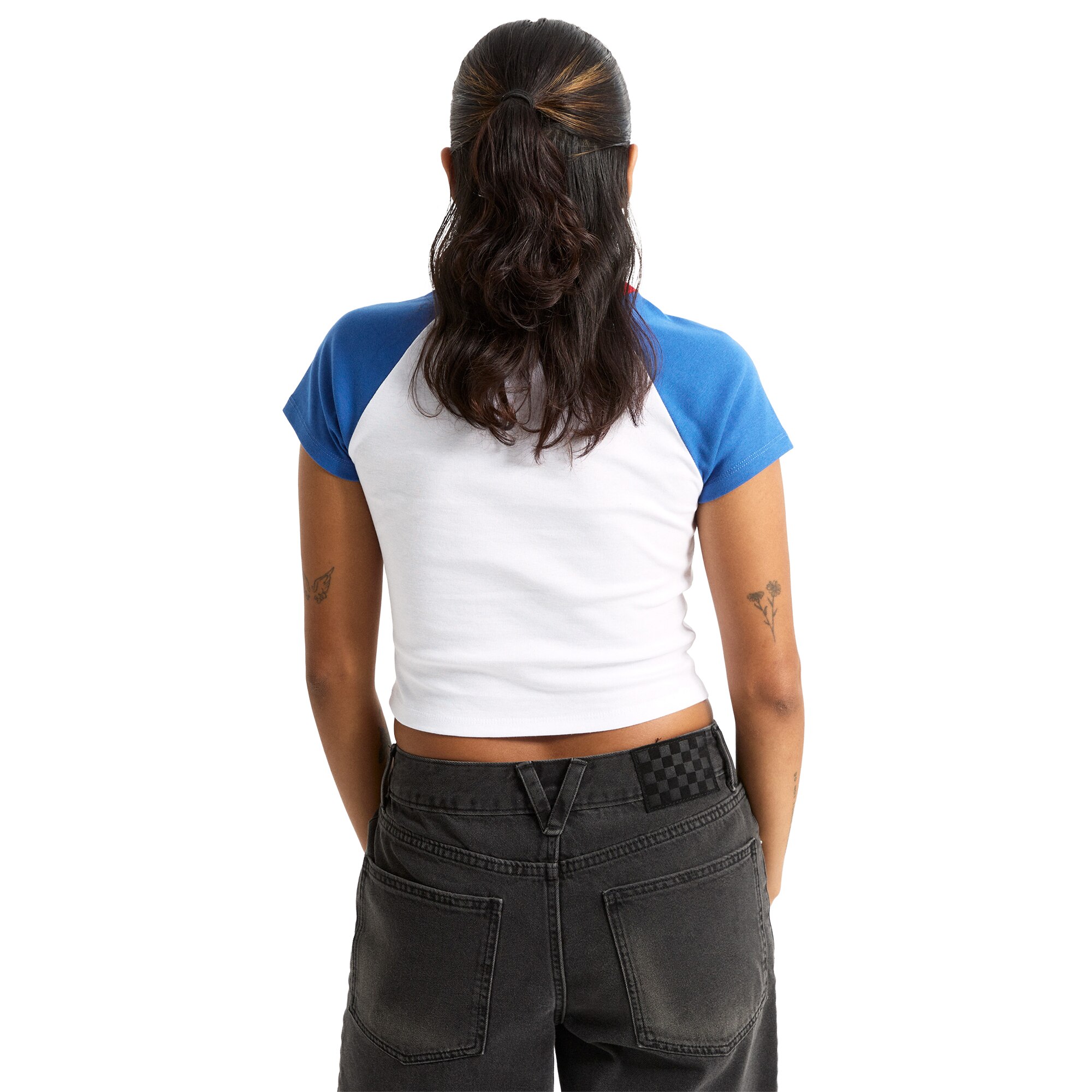 Camiseta de mujer Clare Baby Vans - Azul Azul-5
