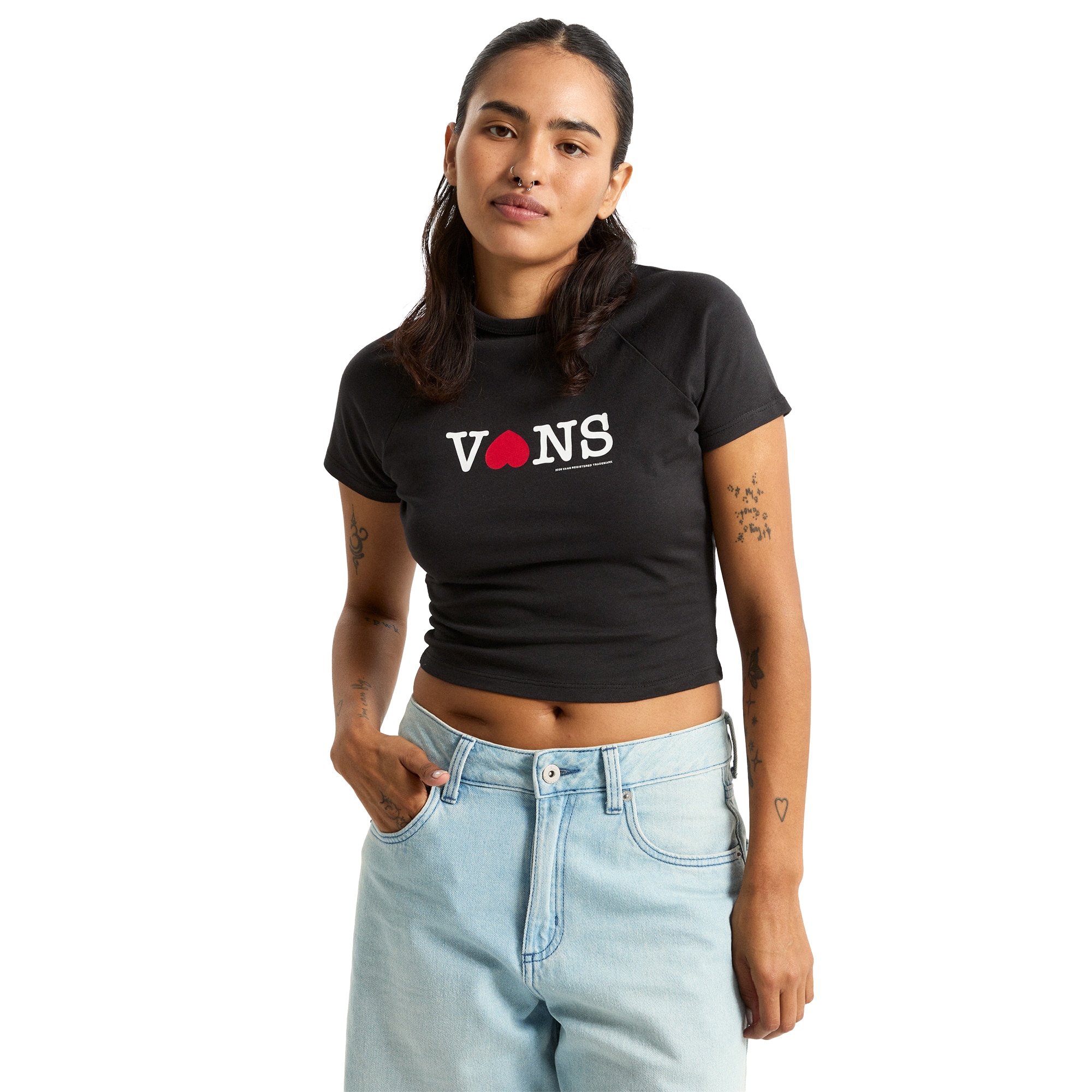Camiseta de mujer Souvenir Baby Vans - Negro Negro-3