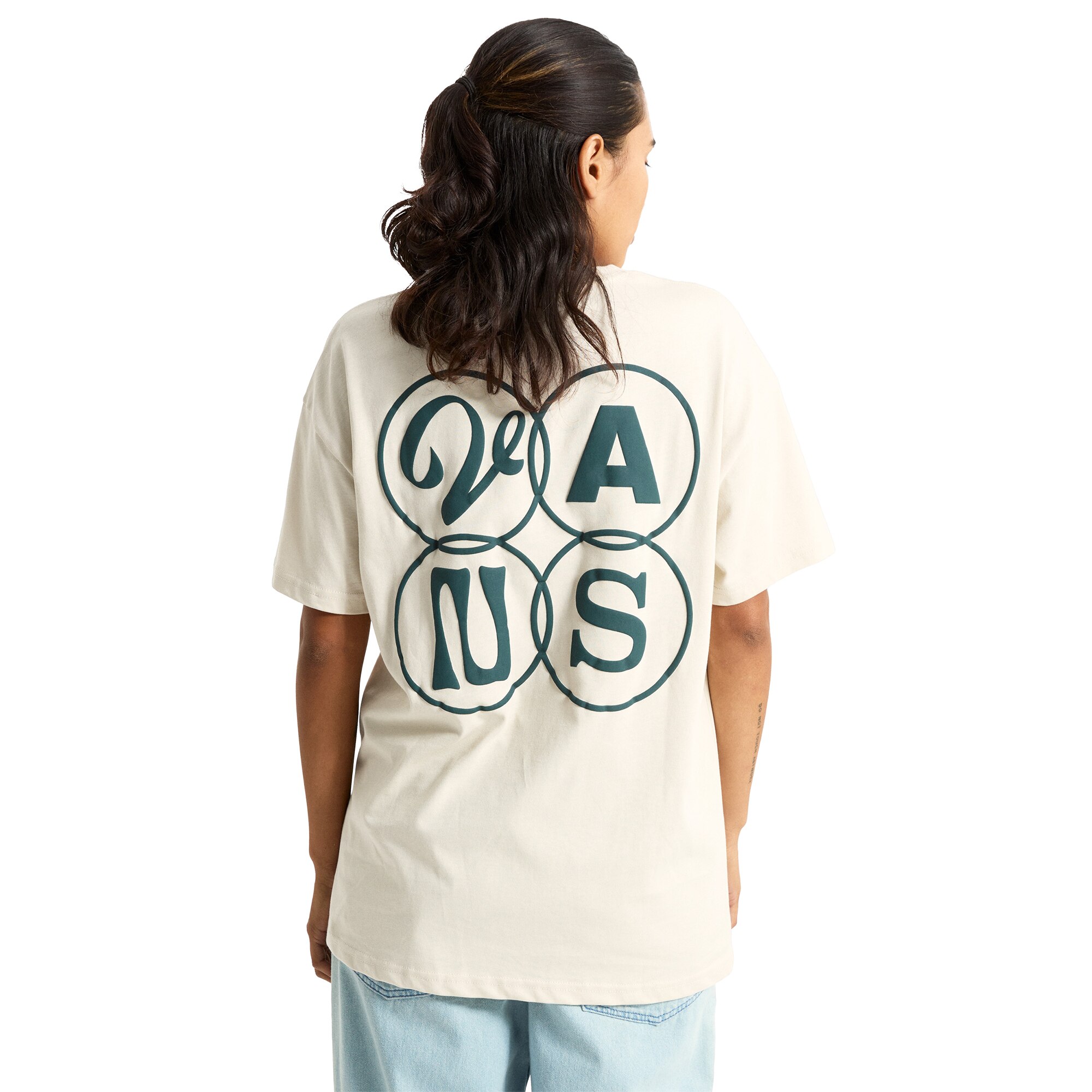 Camiseta de mujer Ellipse Vans - Beige Beige-5