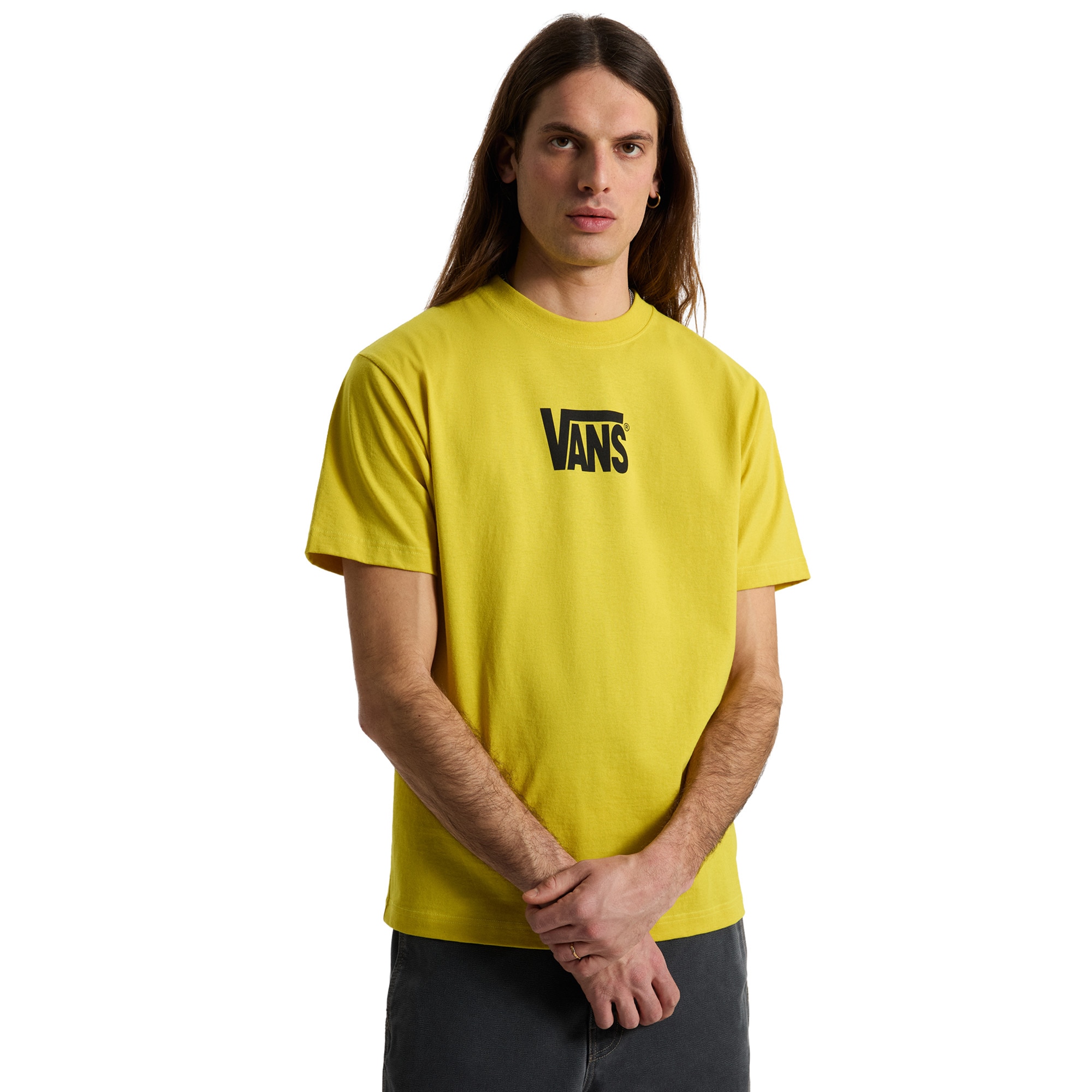 Imagen 3 de Camiseta de hombre Stretch Logo SS Tee Vans - Amarillo limón Amarillo limón