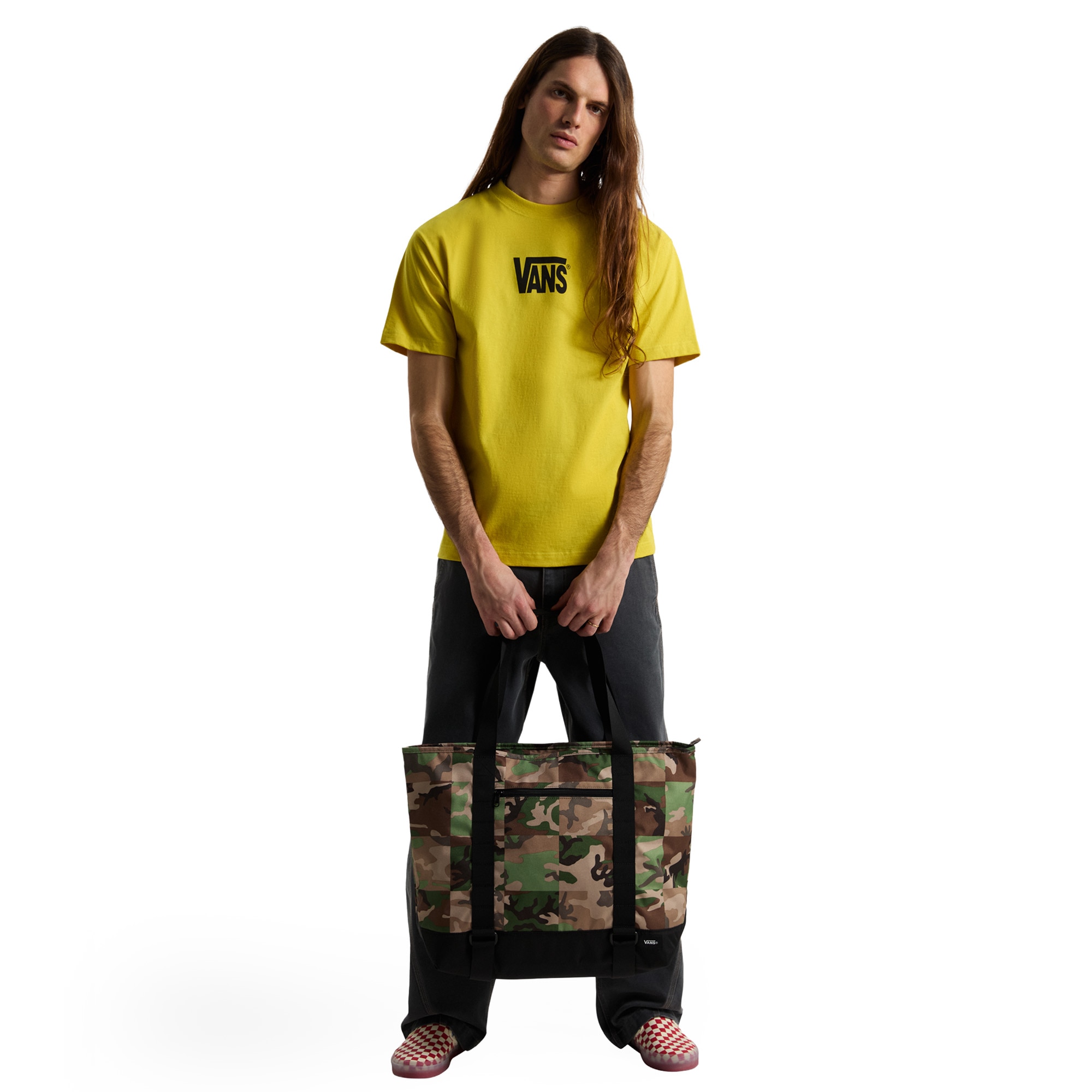 Imagen 5 de Camiseta de hombre Stretch Logo SS Tee Vans - Amarillo limón Amarillo limón