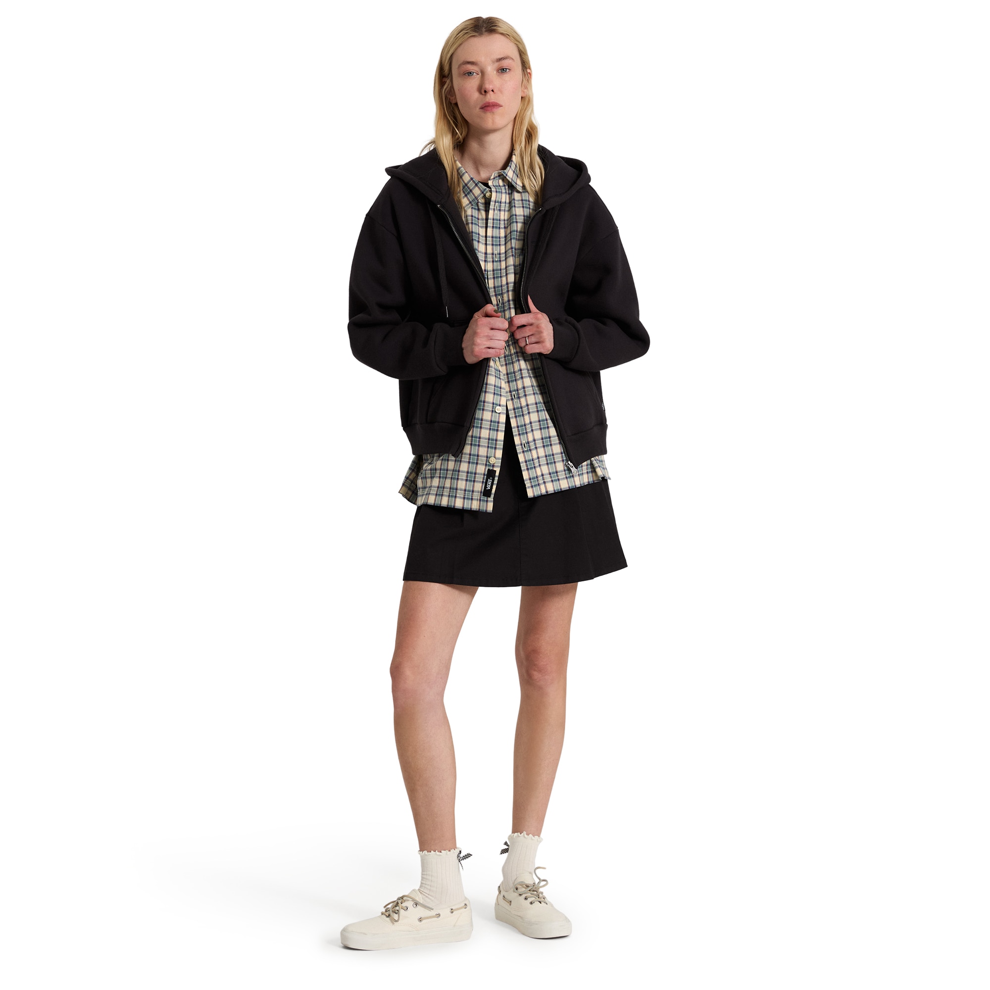 Imagen 4 de Sudadera de mujer Salton Full-Zip Vans - Negro Negro
