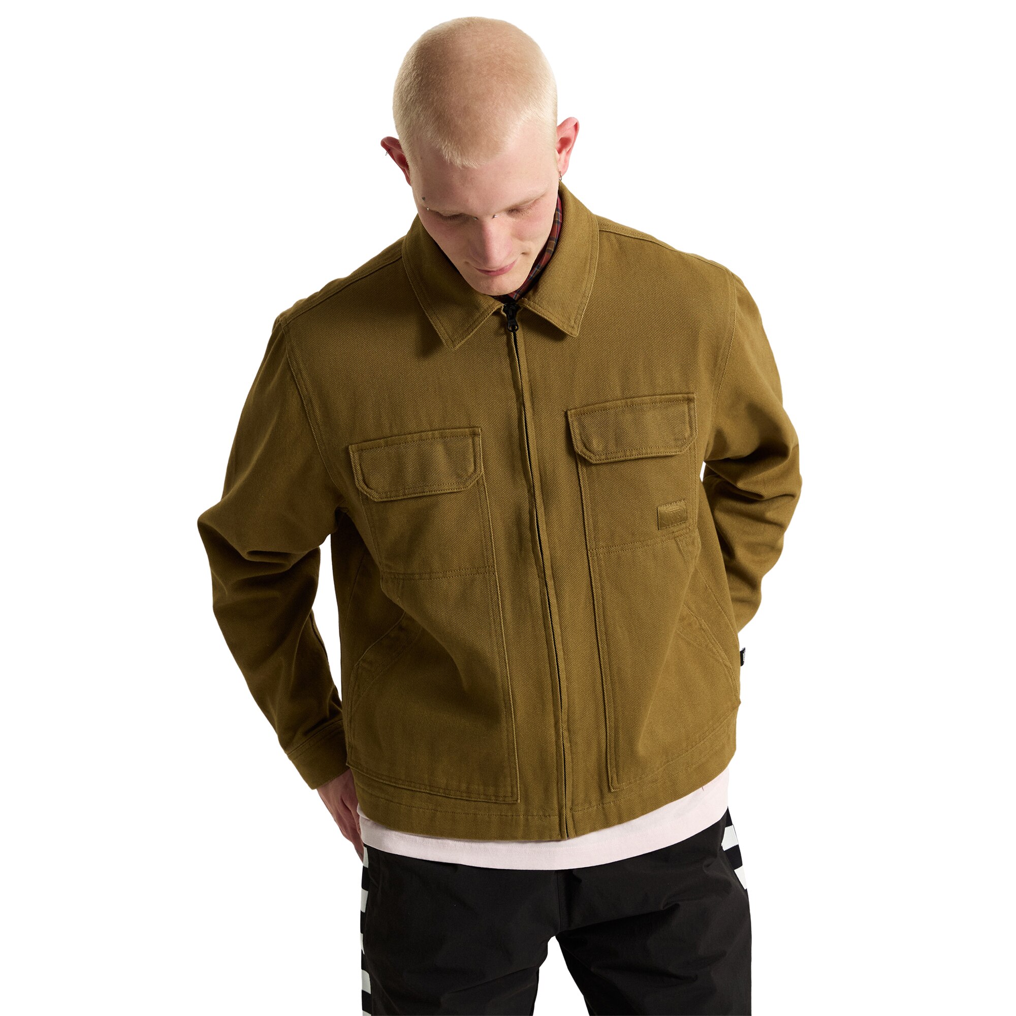 Imagen 3 de Chaqueta de hombre McAvoy II Zip Station Jacket Vans - Verde-Marrón Verde-Marrón