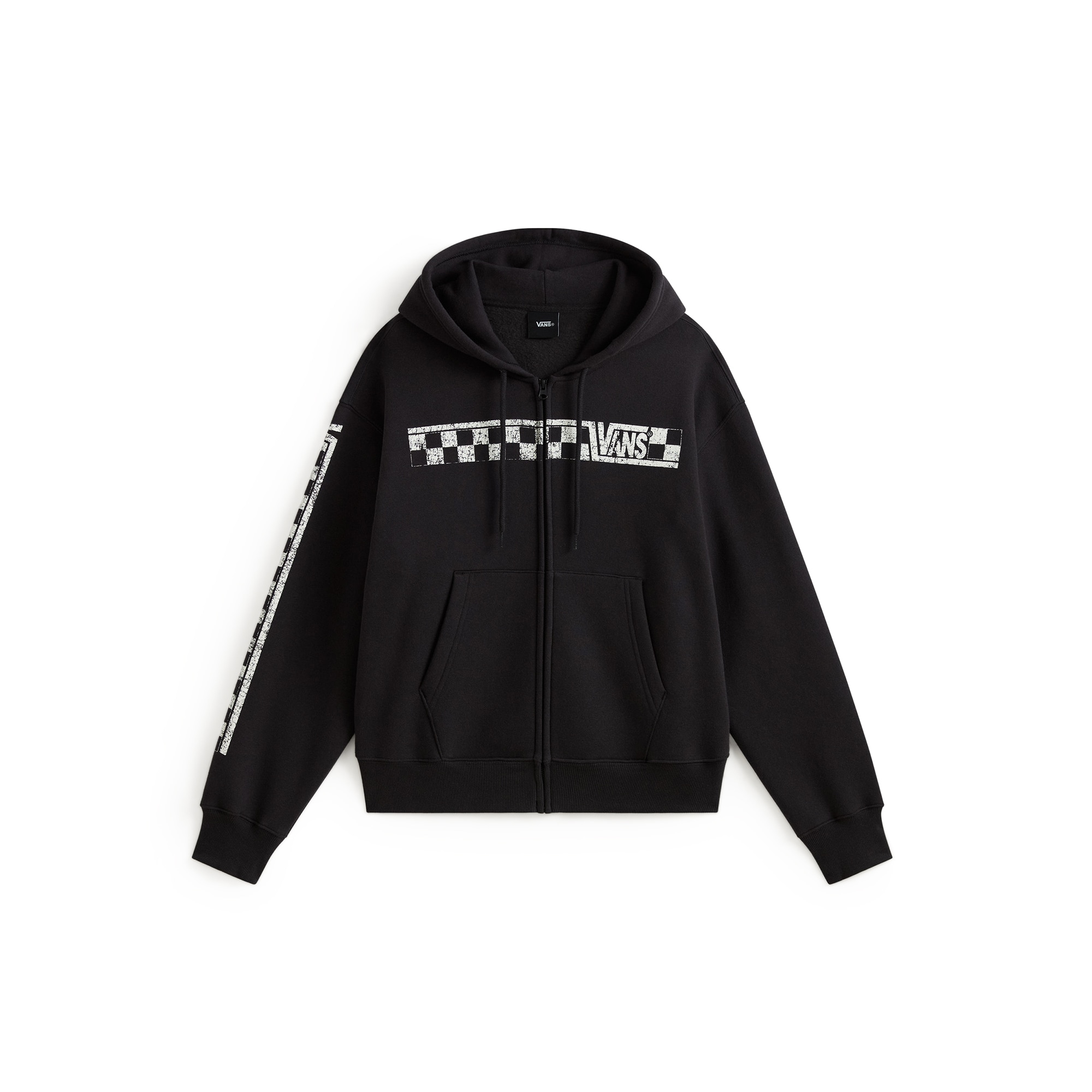 Sudadera de hombre Vans Racing Full Zip Vans - Negro Negro-1