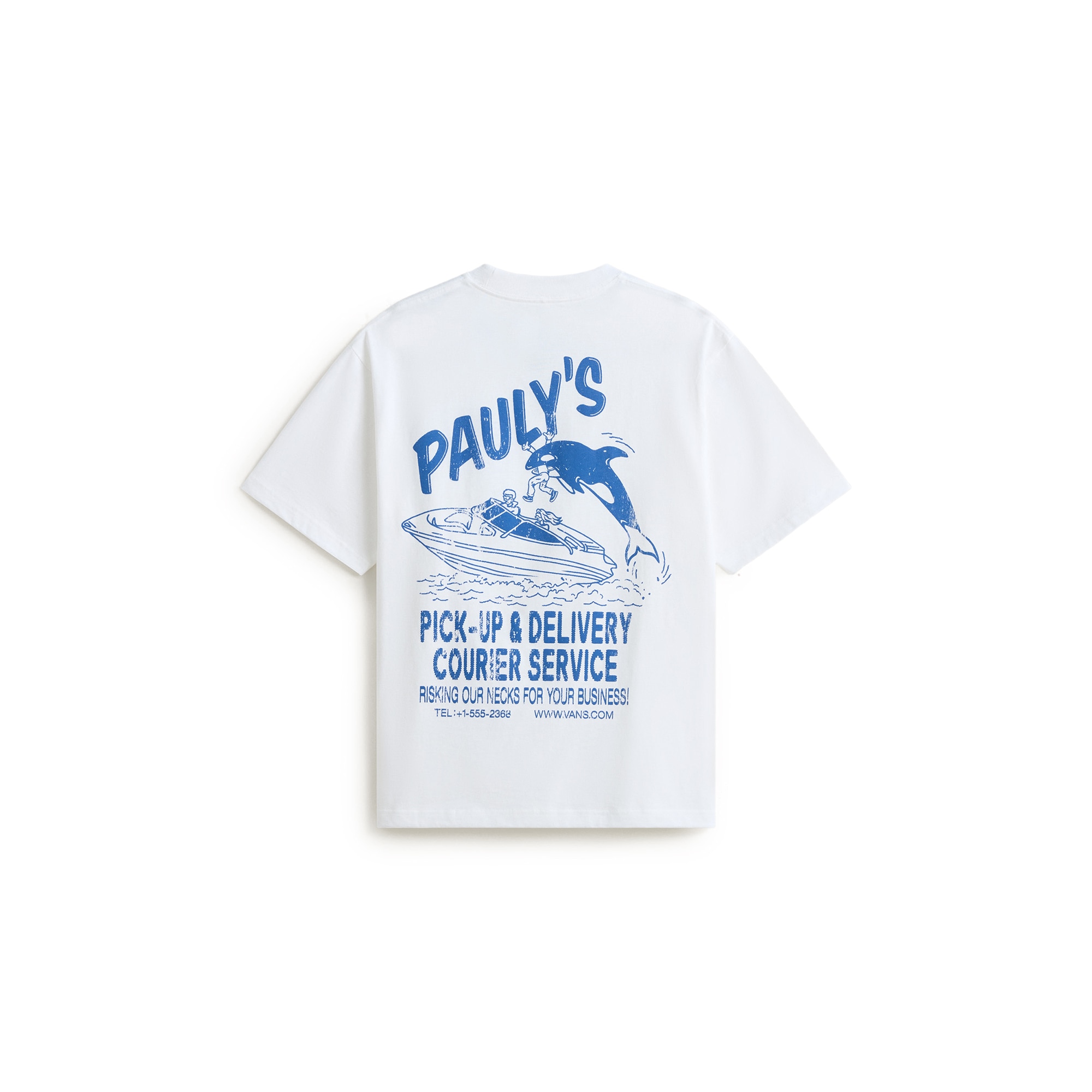 Imagen 2 de Camiseta de hombre Pauly's Delivery SS Tee Vans - Blanco Blanco