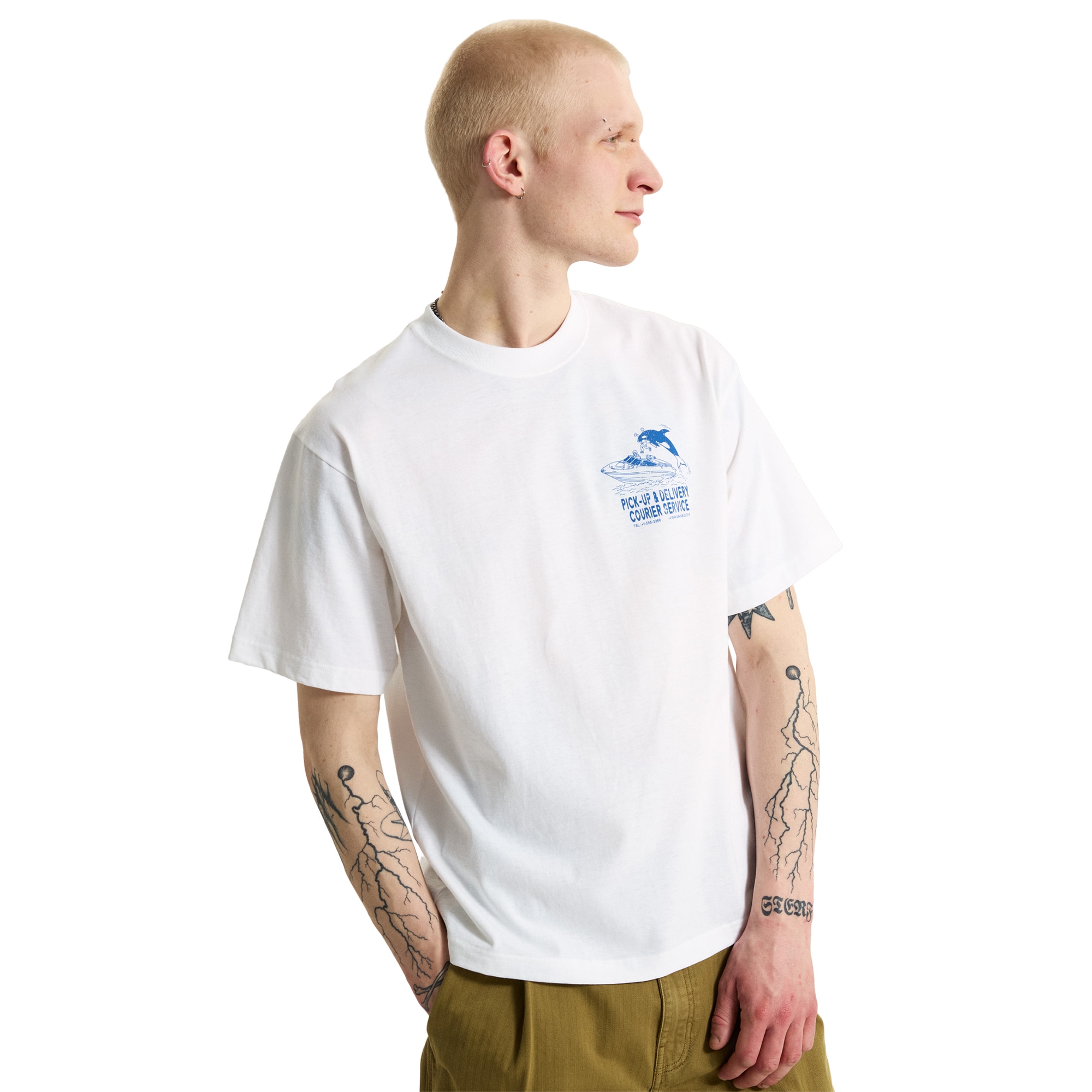 Imagen 3 de Camiseta de hombre Pauly's Delivery SS Tee Vans - Blanco Blanco