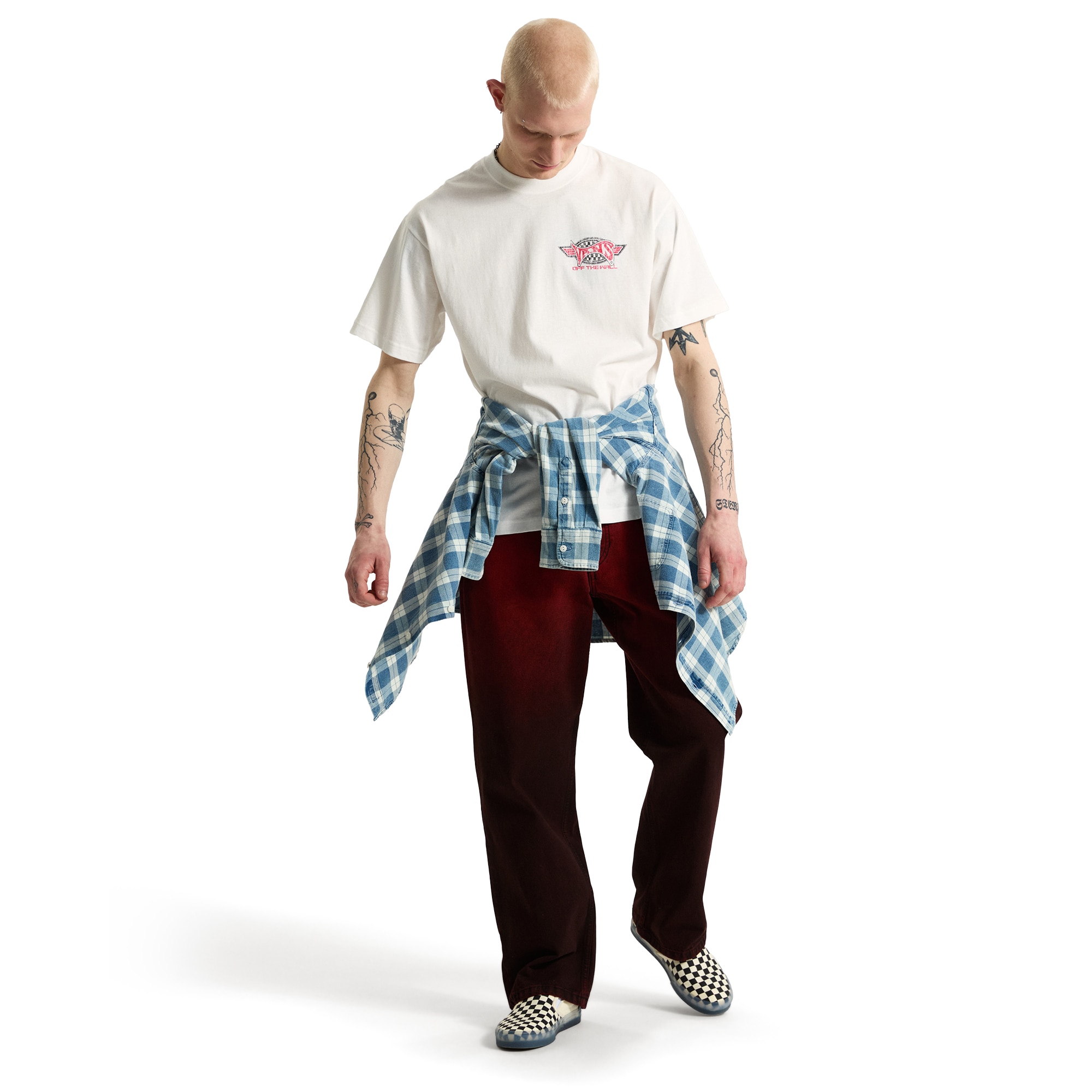 Imagen 4 de Camiseta de hombre Faded Glory SS Tee Vans - Blanco Blanco
