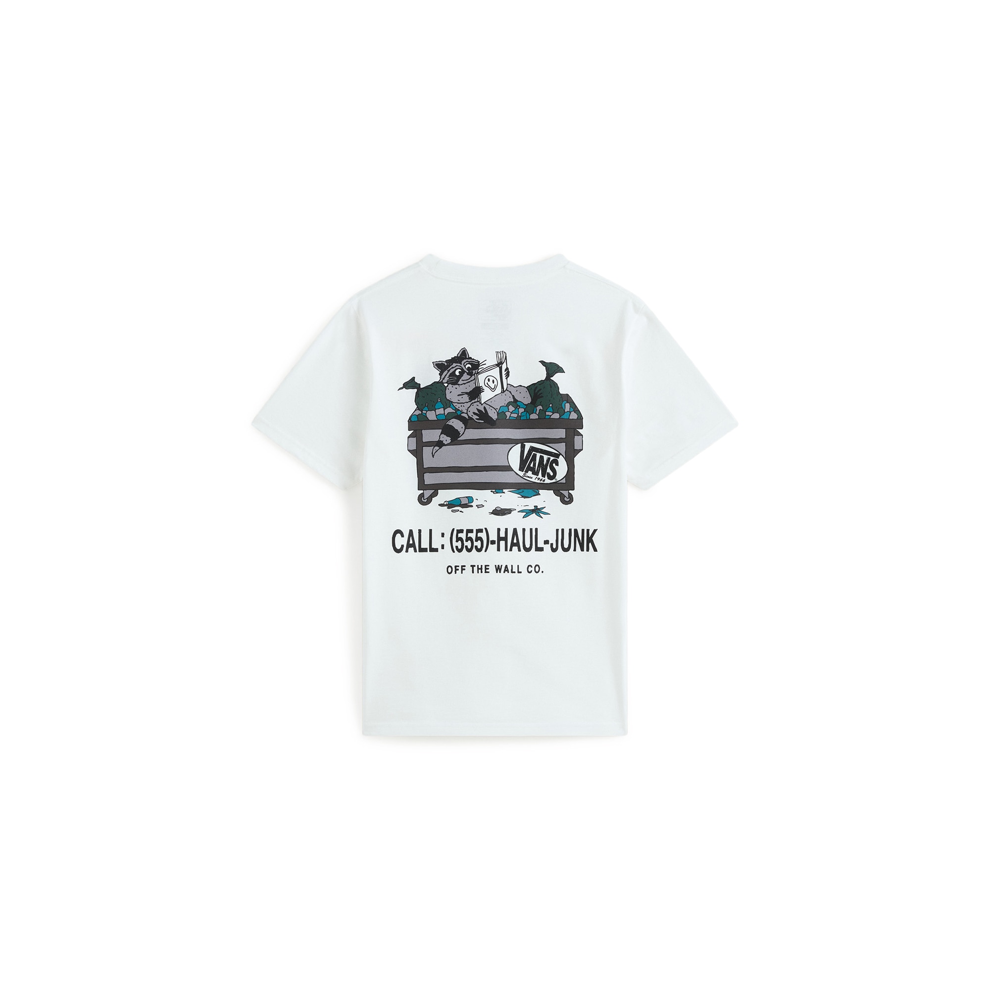 Camiseta de niño Dumpster Raccoon SS Tee Vans - Blanco Blanco-2