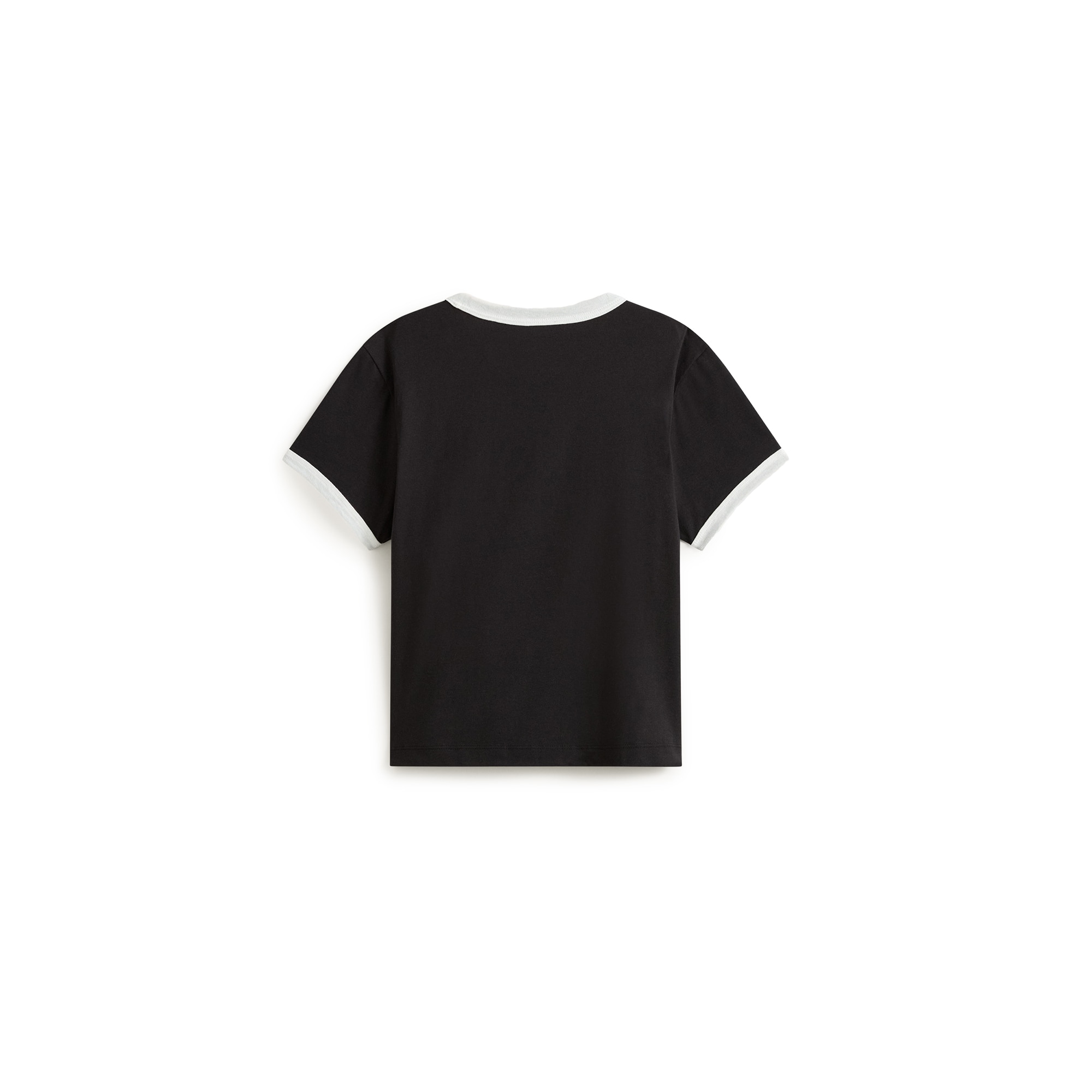 Imagen 2 de Camiseta de mujer Places I Wish To Go Ringer SS Tee Vans - Negro Negro