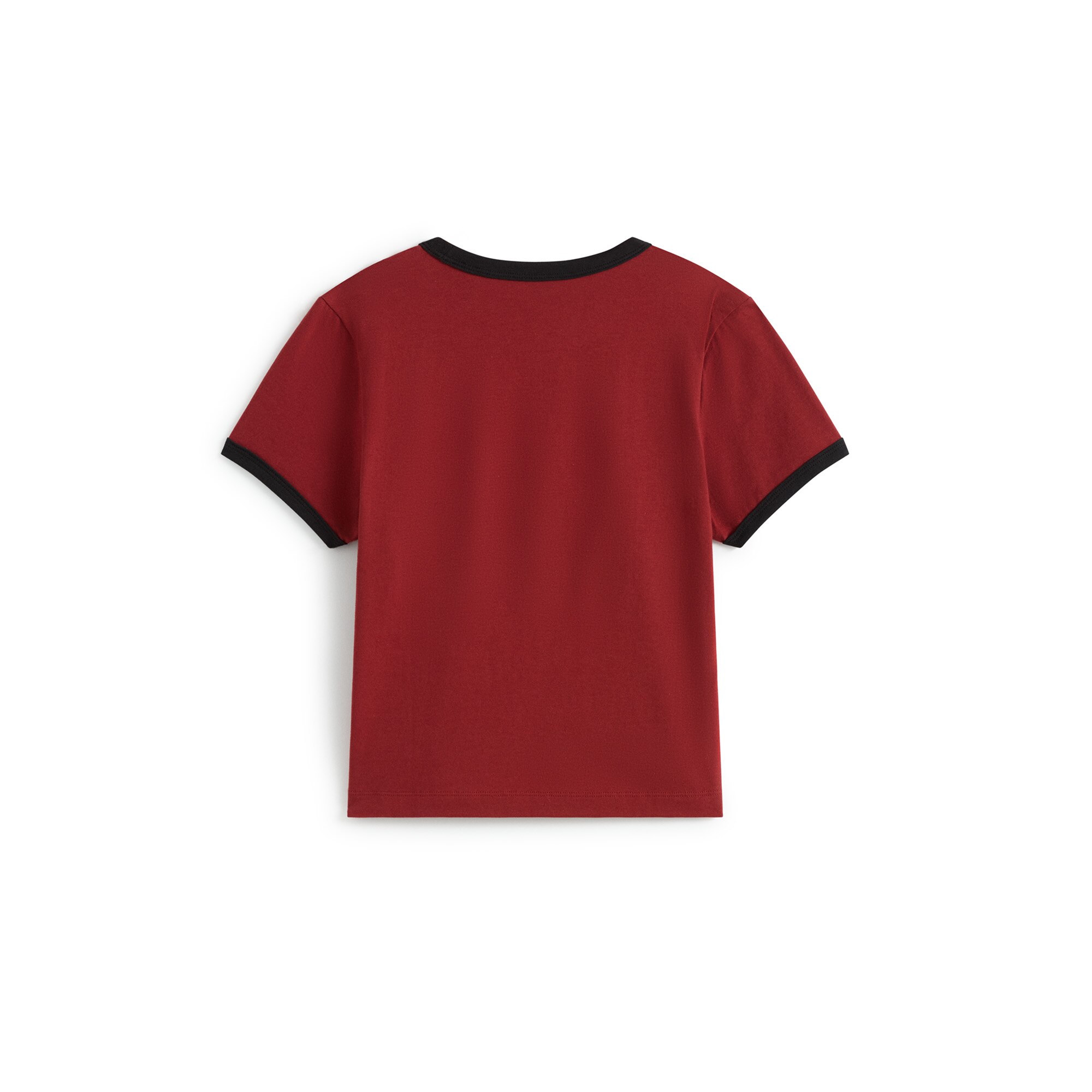 Imagen 2 de Camiseta de mujer Places I Wish To Go Ringer SS Tee Vans - Rojo cereza Rojo cereza