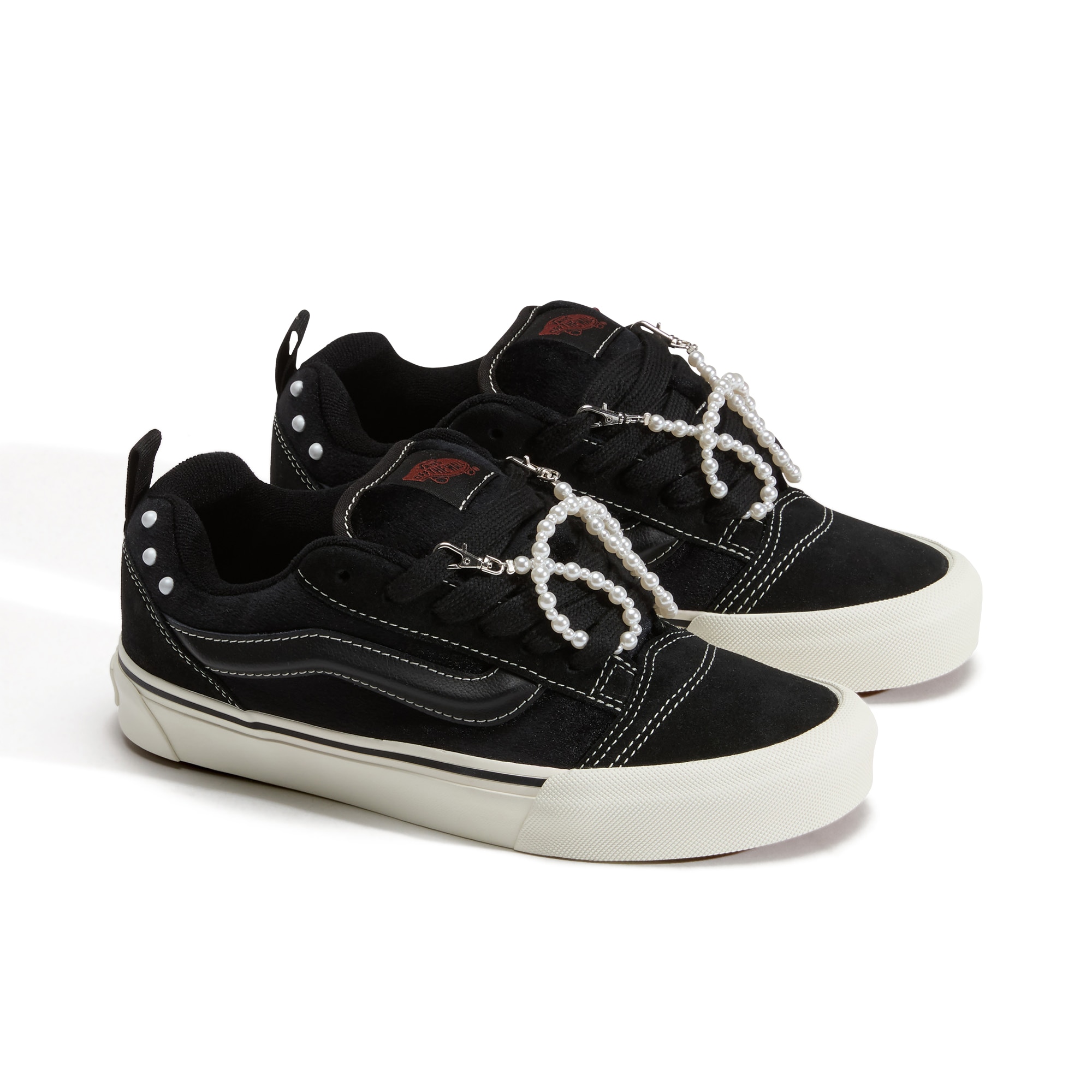 Zapatillas casual unisex Knu Skool Vans - Negro / Blanco Negro / Blanco-2