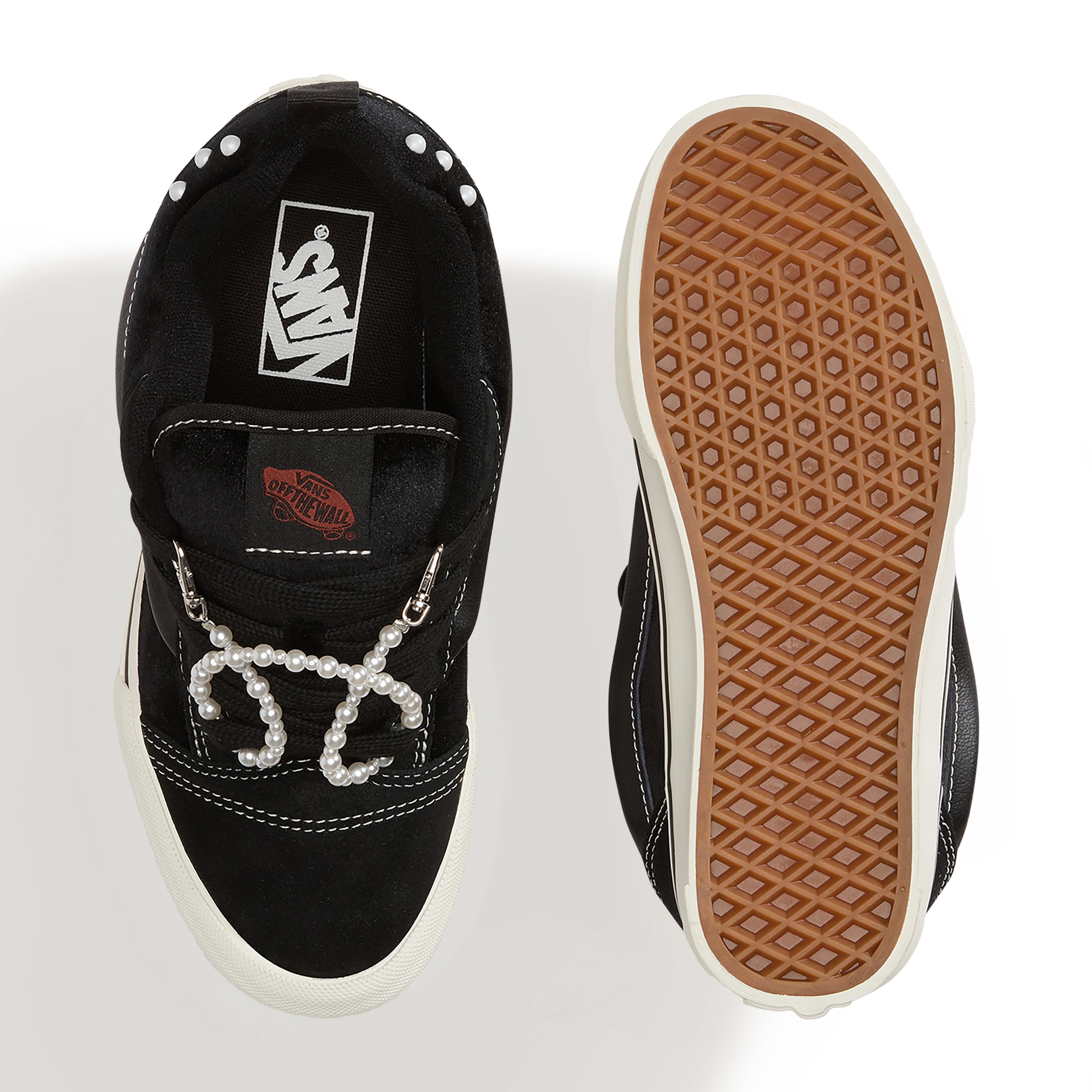 Zapatillas casual unisex Knu Skool Vans - Negro / Blanco Negro / Blanco-3