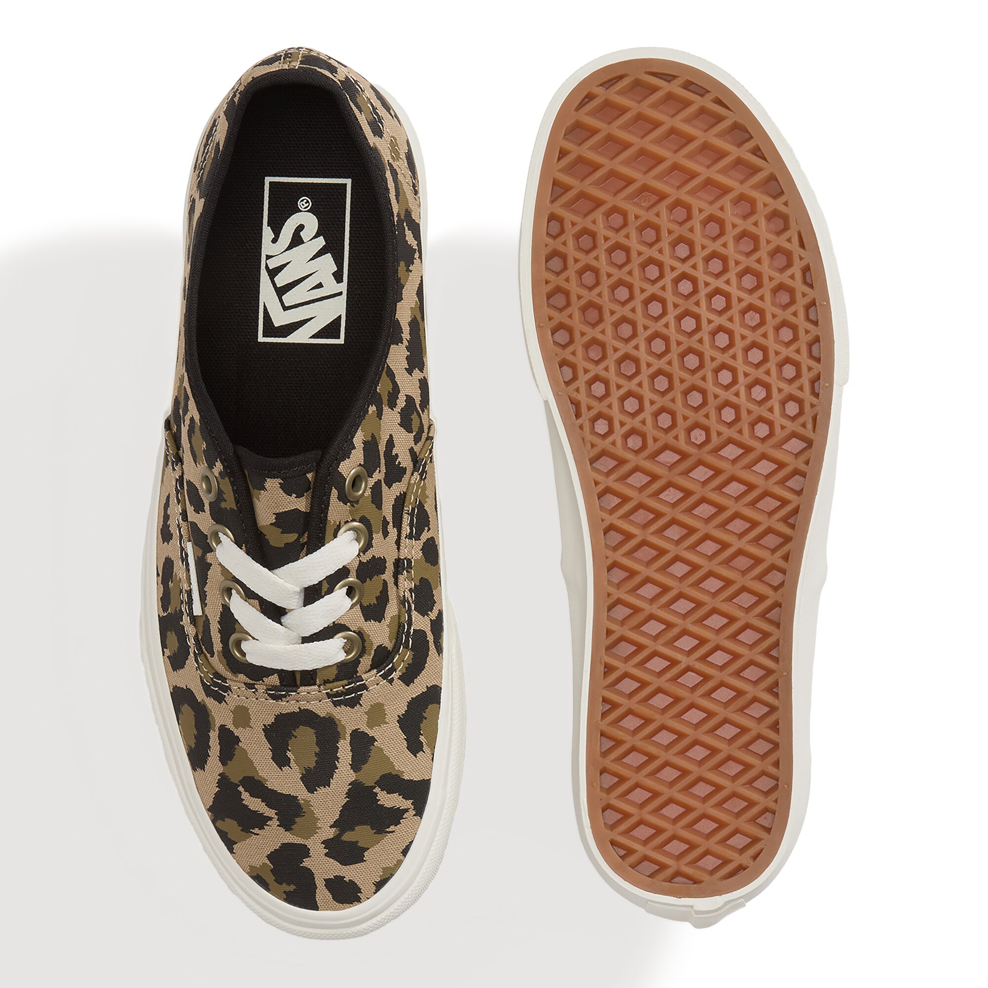 Zapatillas casual de mujer Authentic Vans - Beige/Marrón Beige/Marrón-3