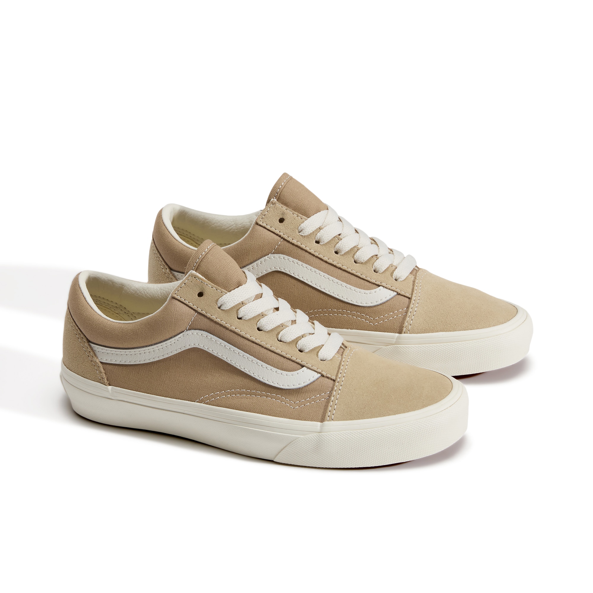 Zapatillas casual de mujer Old Skool Vans - Beige Beige-2