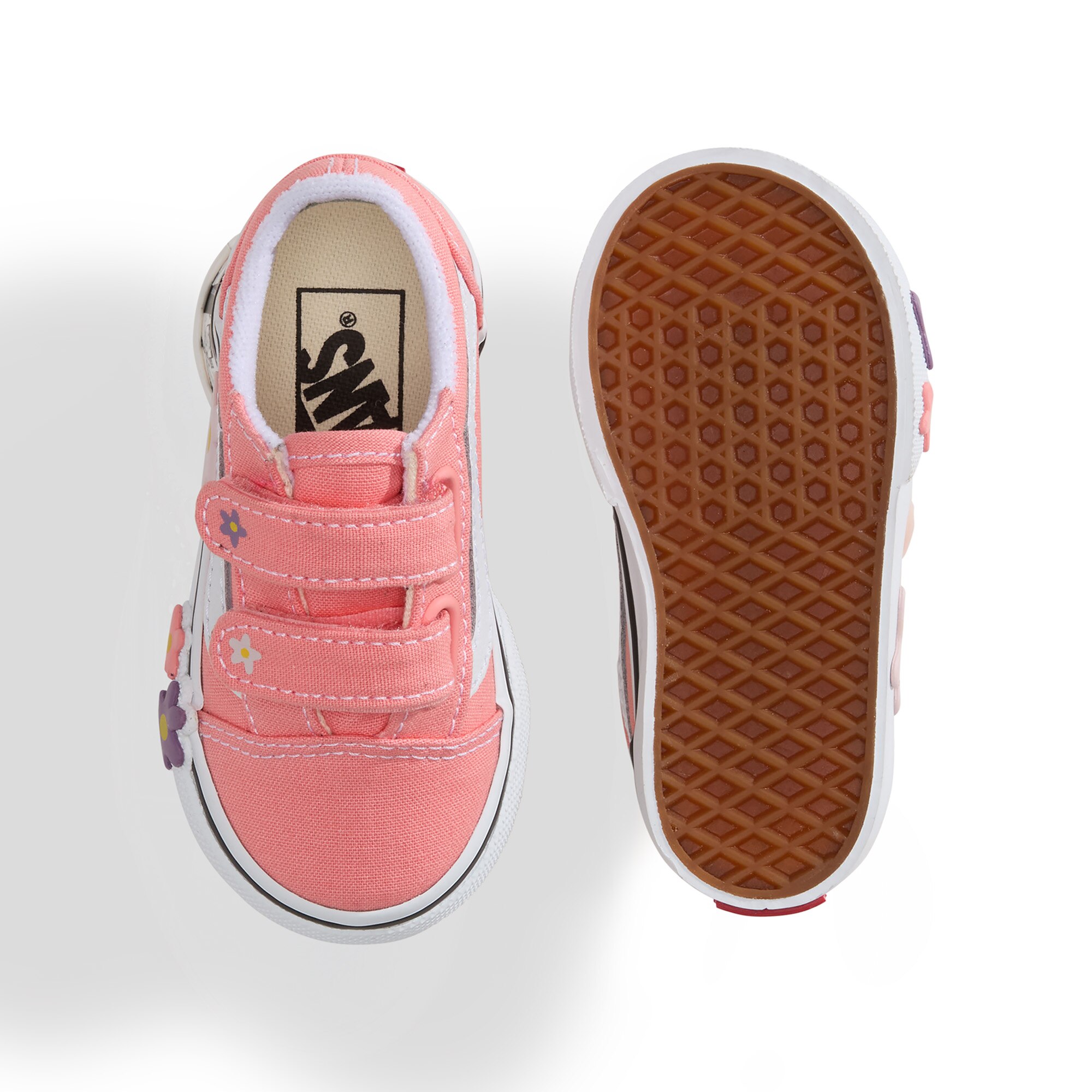 Imagen 3 de Zapatillas casual de bebés Old Skool V Vans - Rosa claro Rosa claro