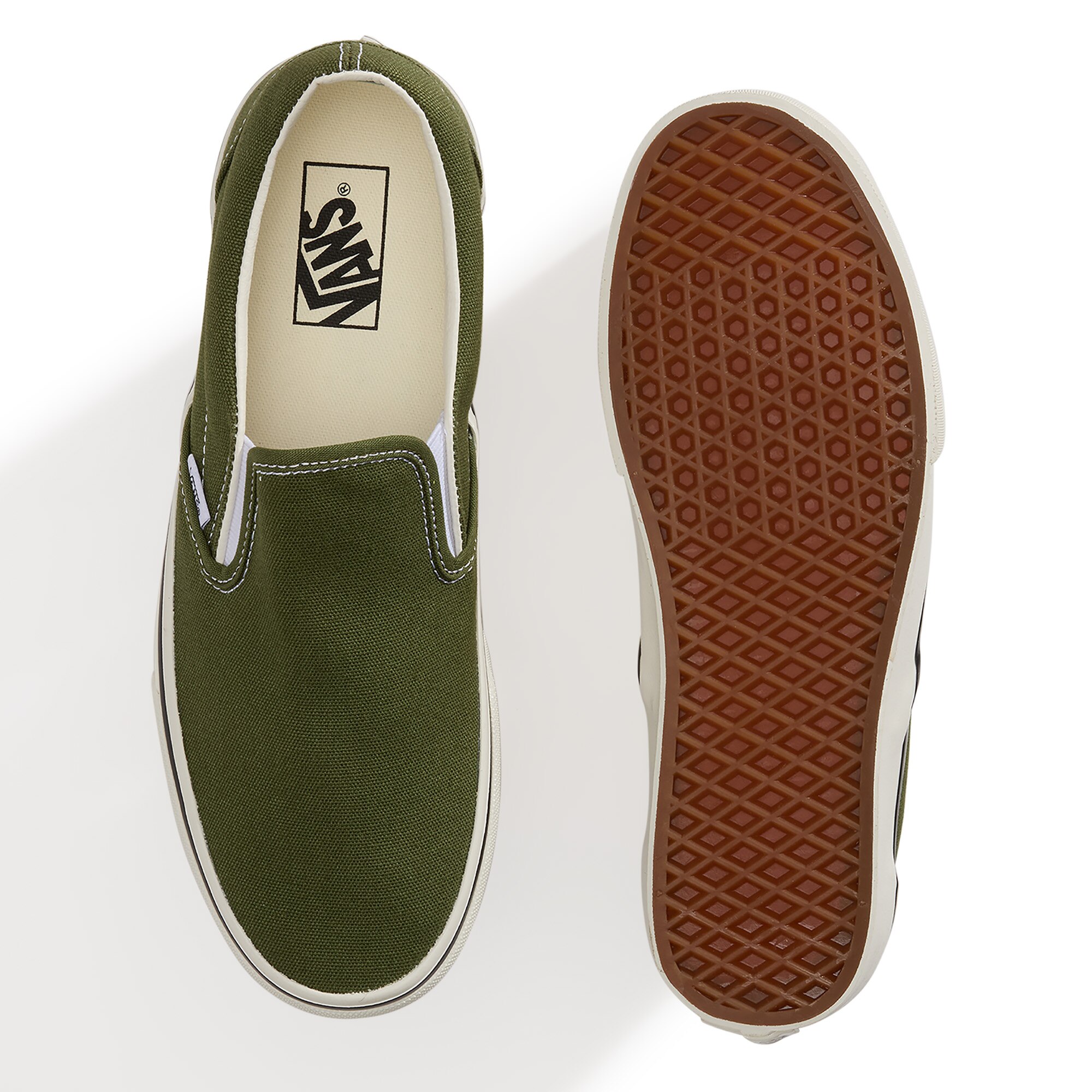 Imagen 3 de Zapatillas casual de hombre Classic Slip-On Vans - Verde militar Verde militar