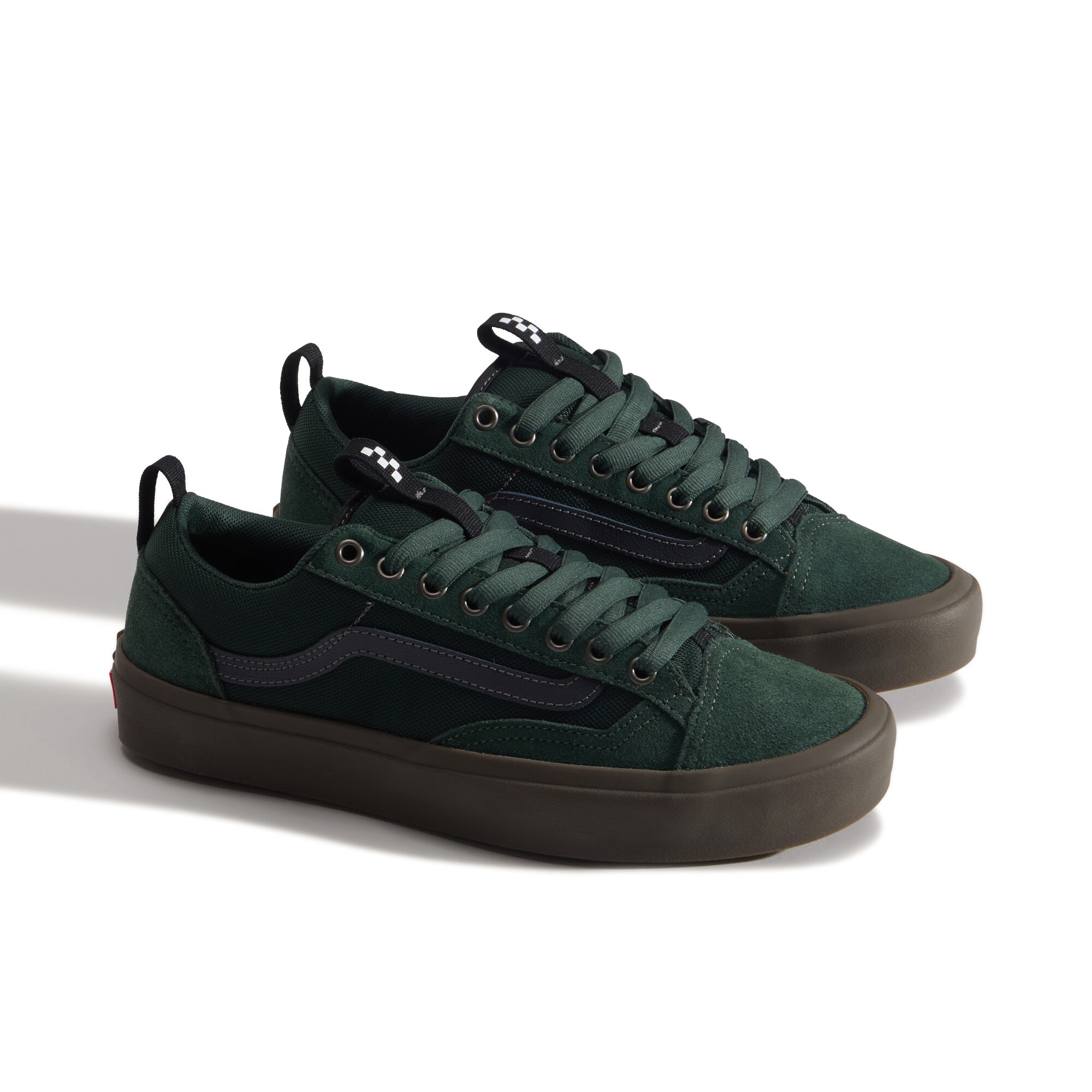 Zapatillas casual de hombre Skate Old Skool 36 + Vans - Verde militar Verde militar-2