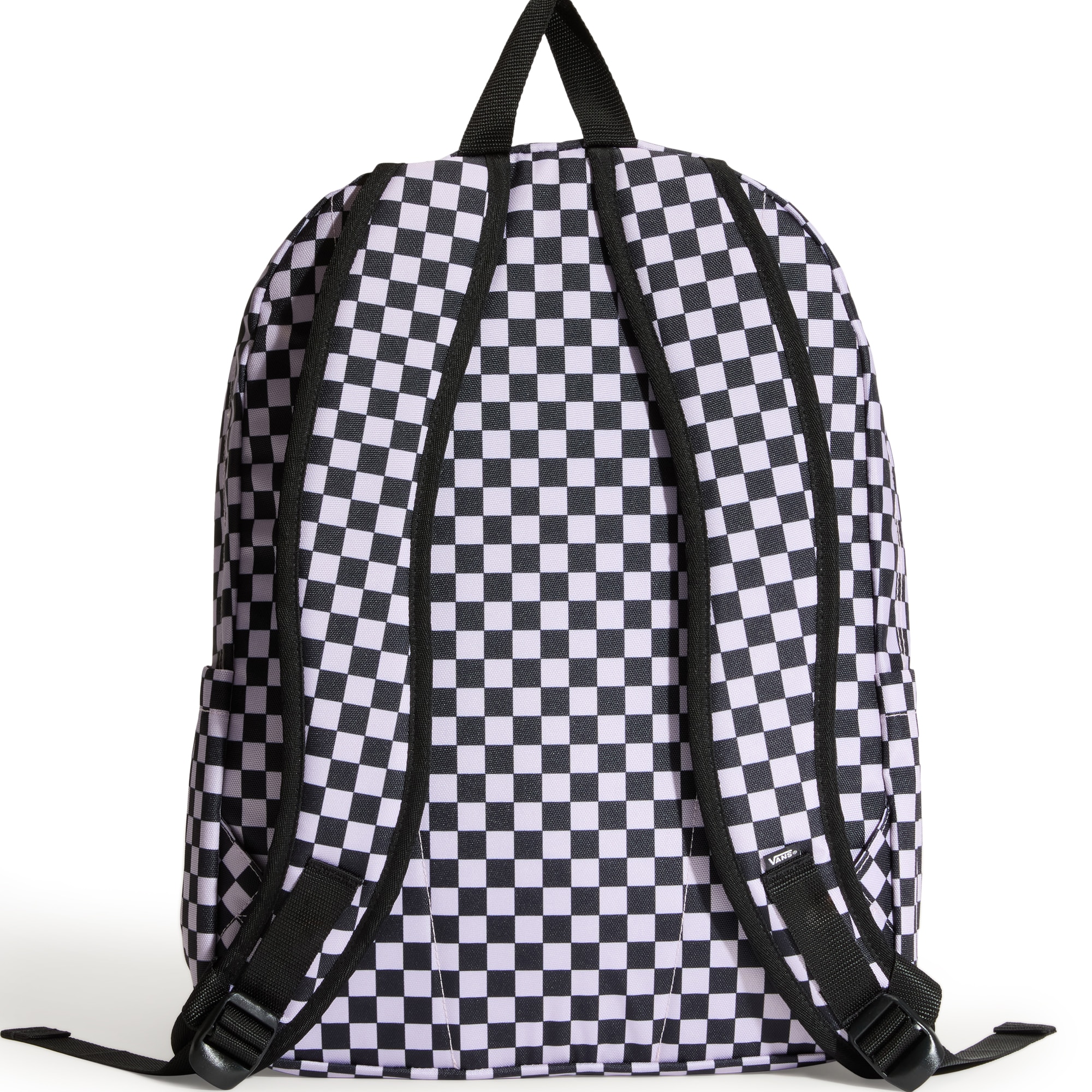 Mochila unisex Old Skool Check Vans - Negro / Rosa Negro / Rosa-2