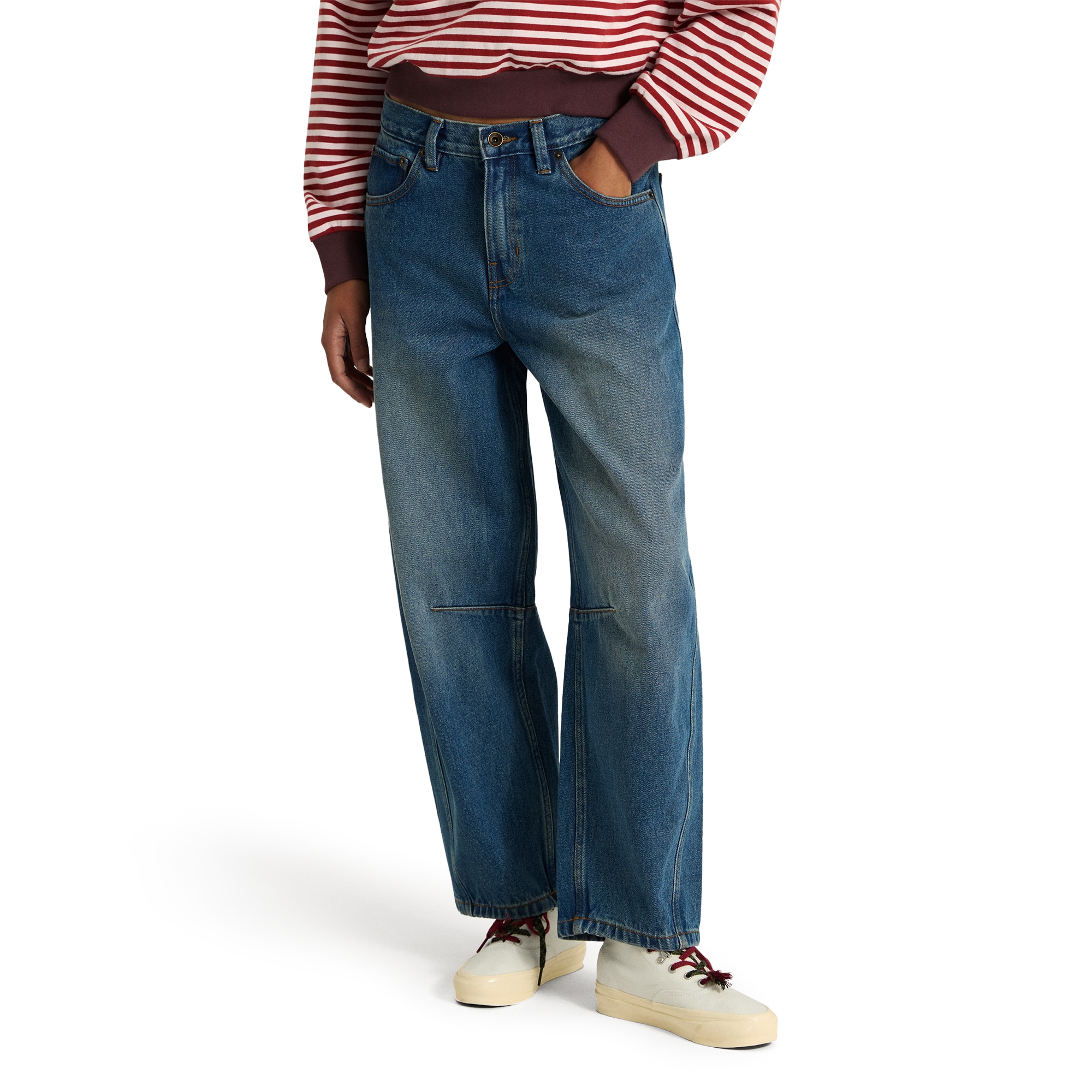 Imagen 3 de Pantalones de mujer Check 5 Barrel Vans - Azul índigo Azul índigo