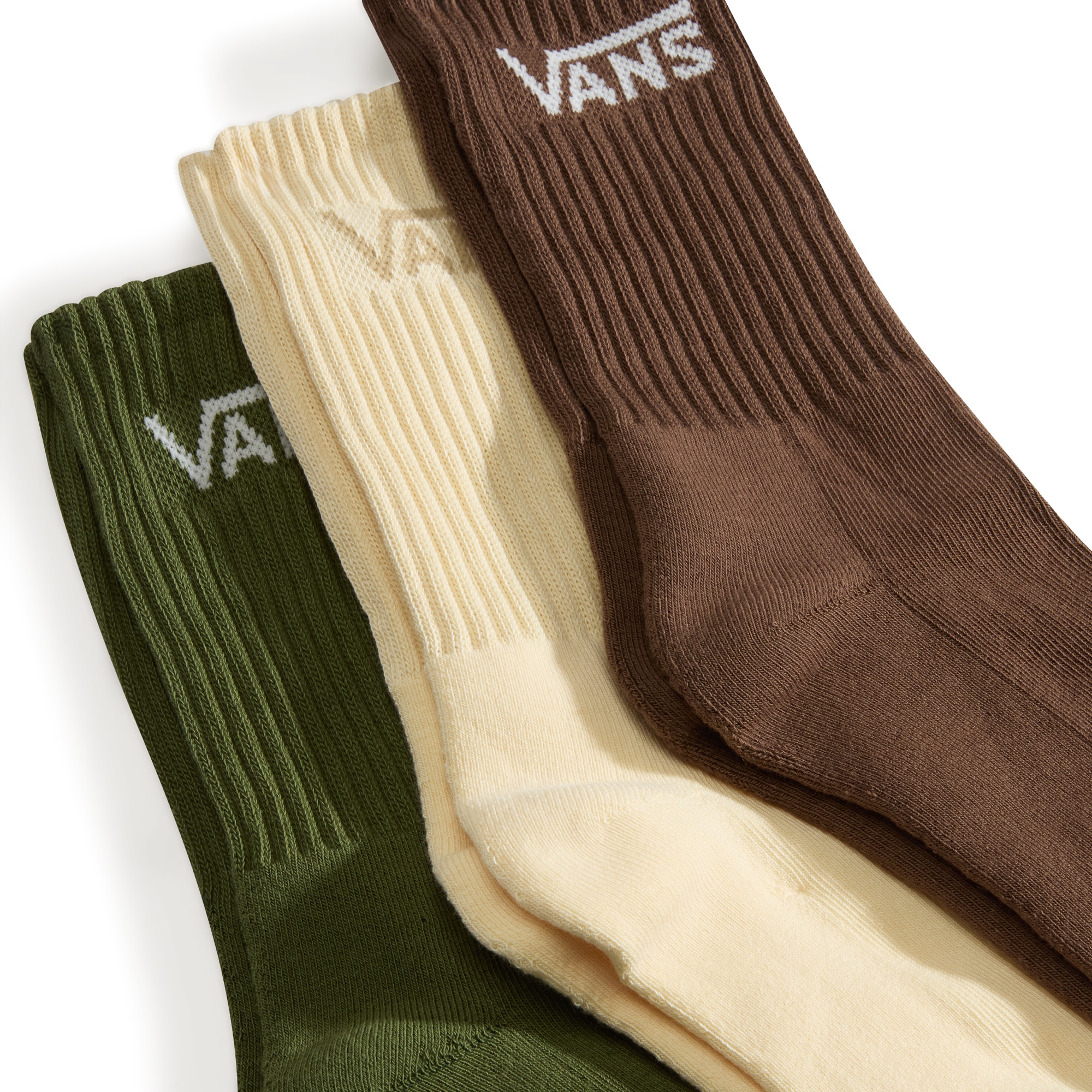 Calcetines de hombre Classic Crew Vans - Verde militar Verde militar-3
