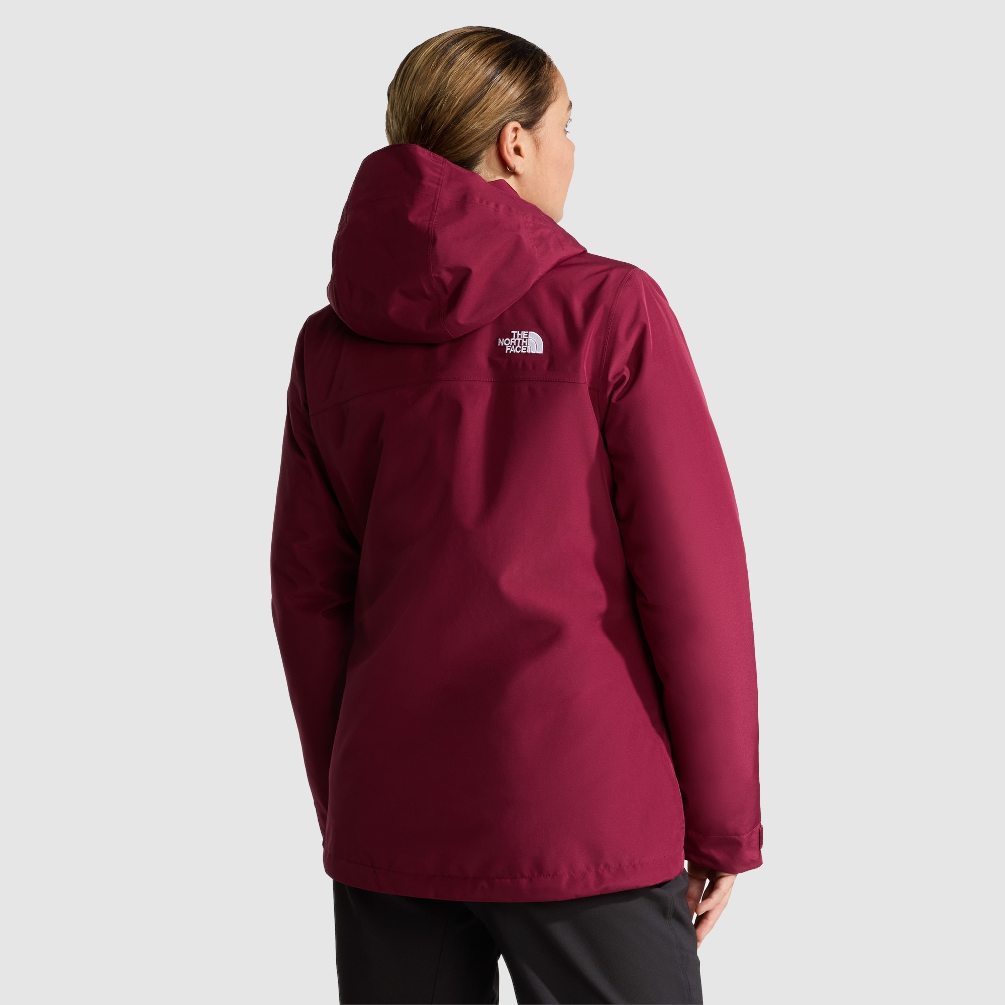 Chaqueta con capucha 3 en 1 para mujer Mono Triclimate Carto The North Face - Marrón Rojo cereza-3