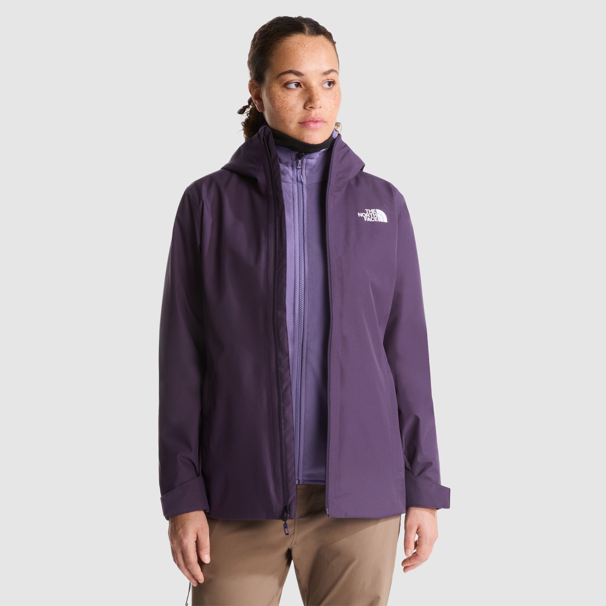 Chaqueta 3 en 1 DryVent™ para mujer Triclimate Quest The North Face - Morado Morado-1