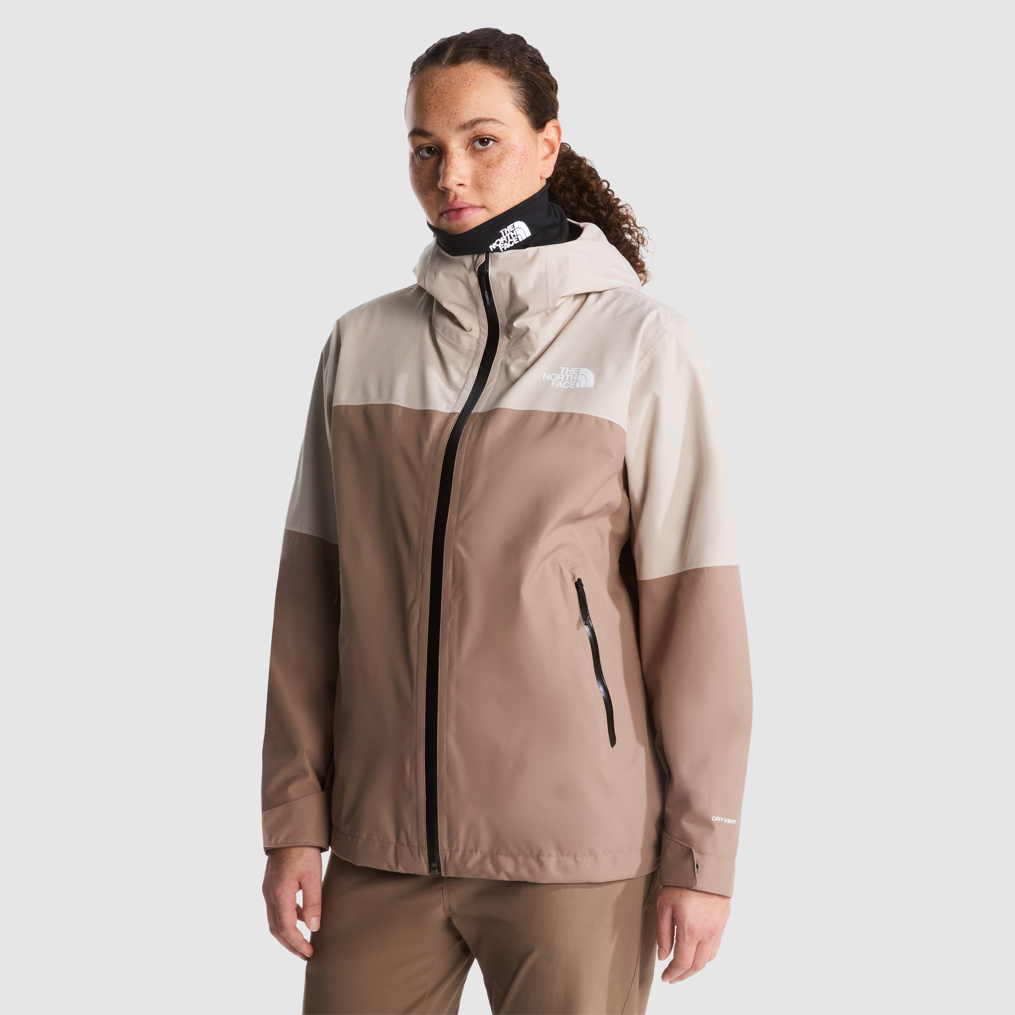 Imagen 0 de Chaqueta para mujer DryVent™ Zip-In The North Face Marrón claro